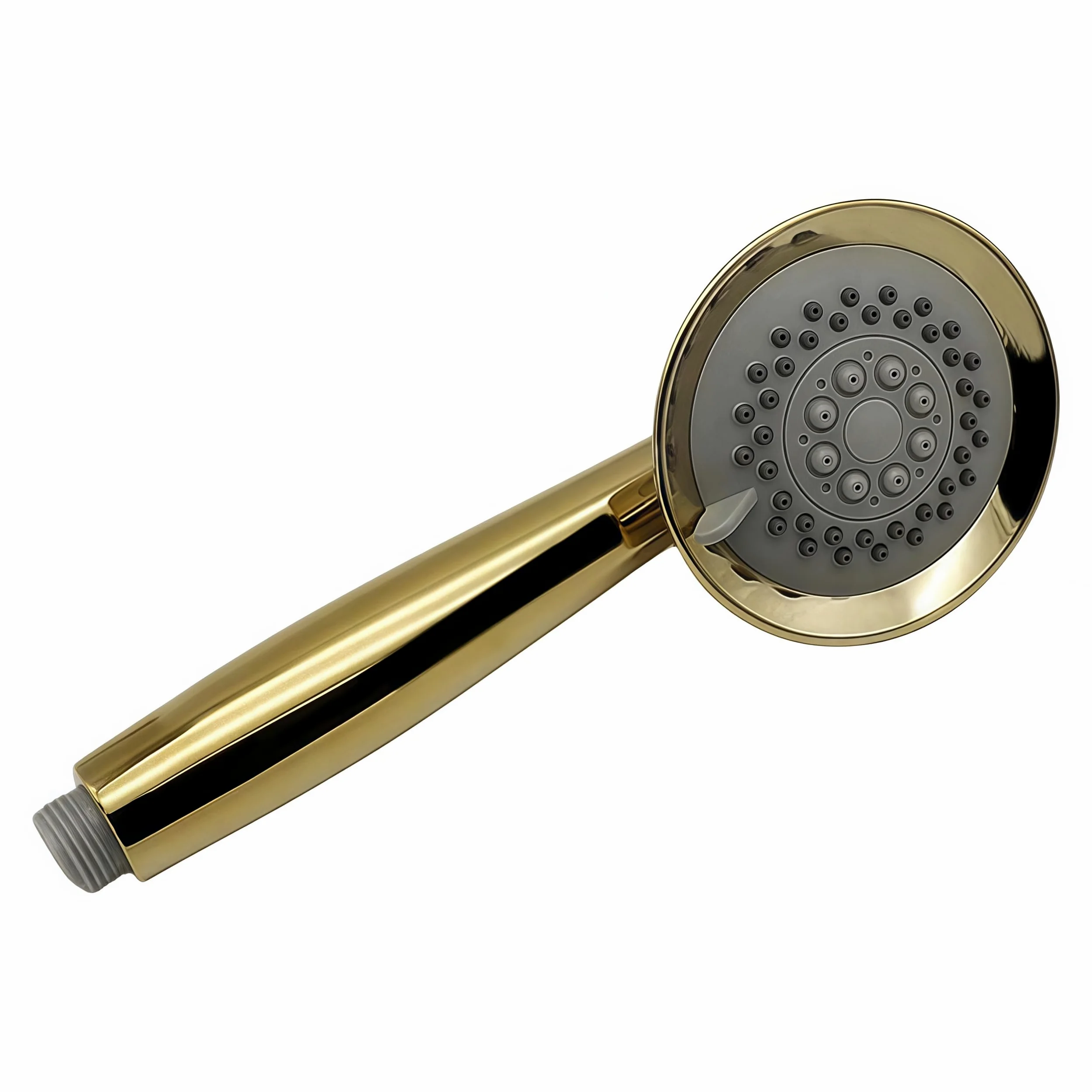 Palmare Docce soffione a mano con Doccetta in rame massiccio placcato in oro con tre funzioni Doccia di lusso Soffione per doccia a mano di lusso con supporto in oro e flessibile per doccia