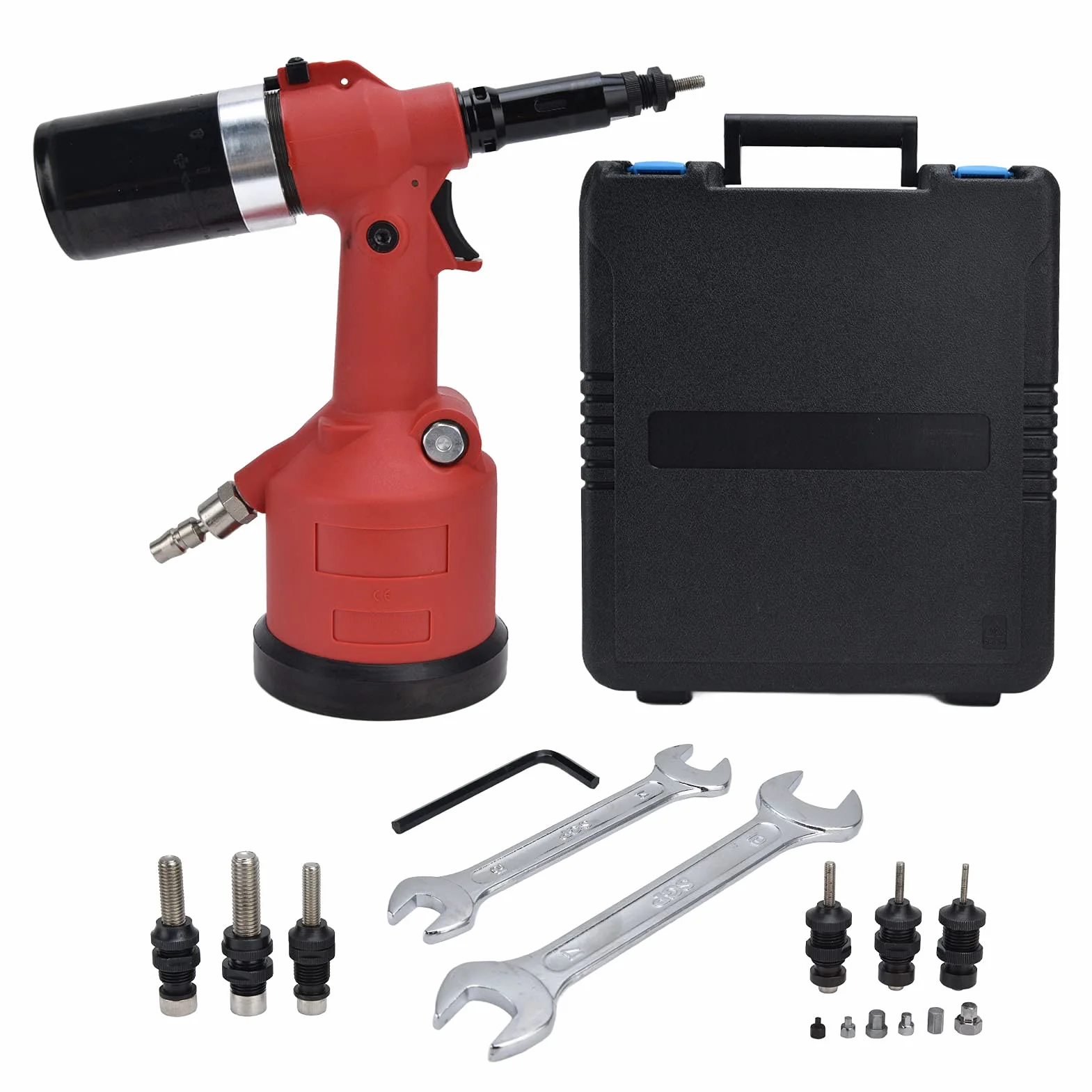 Pistola per Rivetti Pneumatica M3-M12 Impugnatura Ergonomica