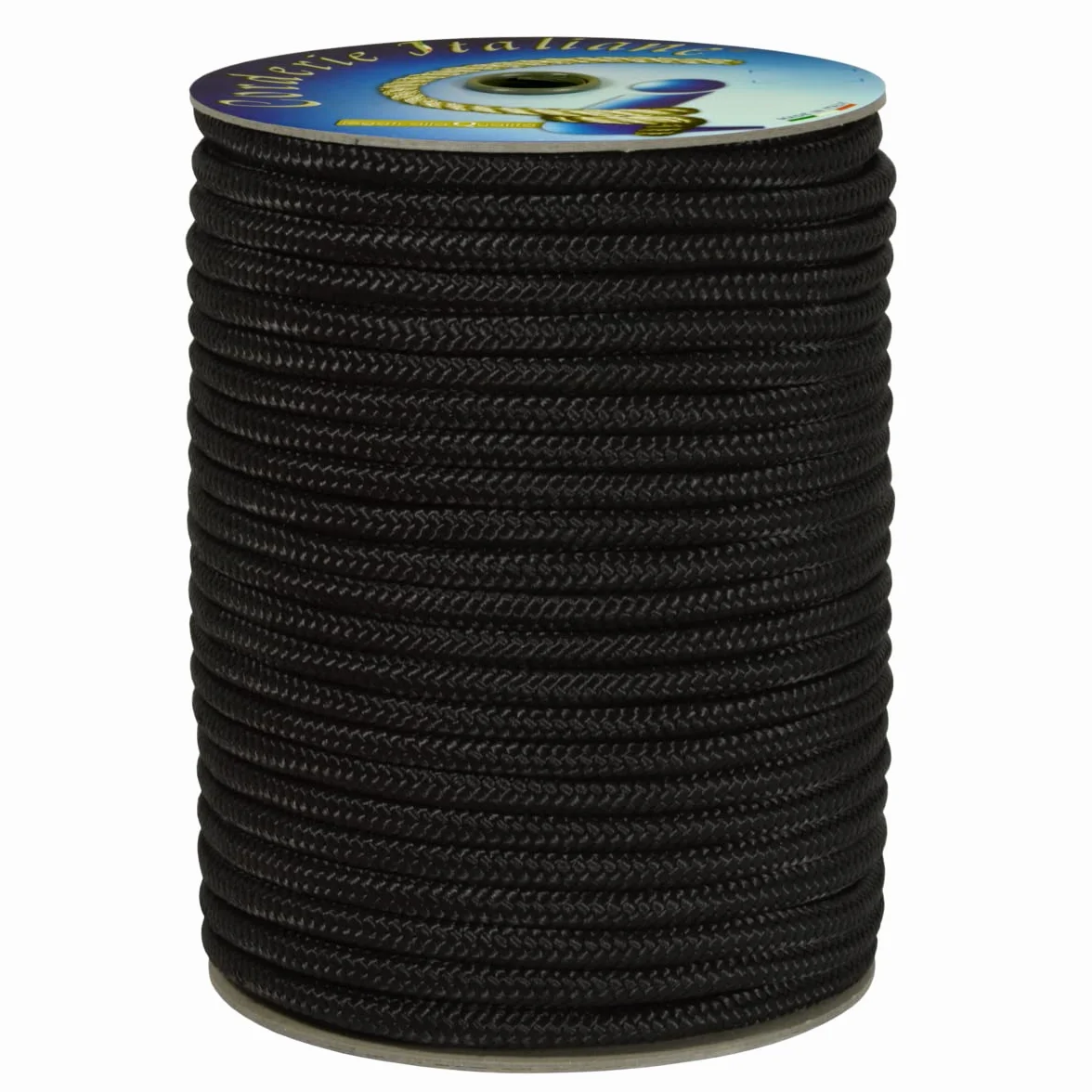 Corderie Italiane 006076292 Treccia polipropilene nera 5 mm - 100 mt
