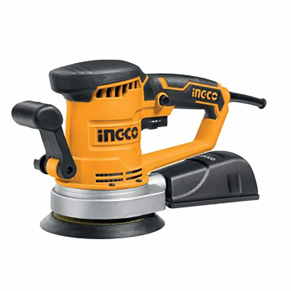Ingco Rs4508 Levigatrice Rotorbitale 450 W Elettrice Con 5 Fogli Di Carta Abrasiva Inclusi