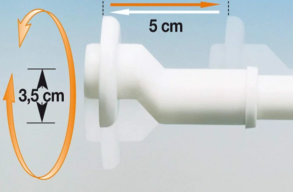 Lira Sifone Salvaspazio Eccentrico per Lavabo e Bidet 1″ 1/4 (40 mm) Attacco 1″ (32 mm)