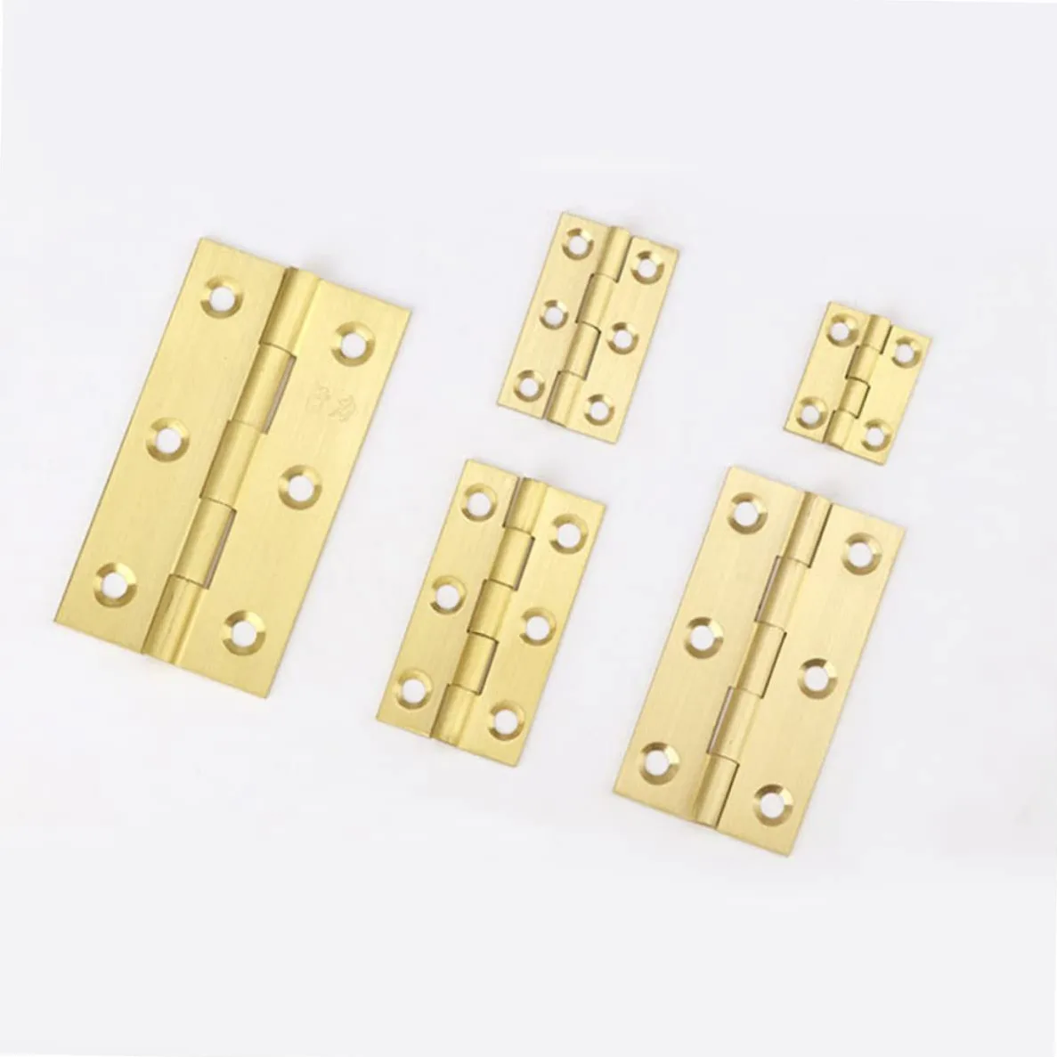 Uonlytech 18pezzi Cerniere Rame Cerniere Mute Per Porte e Mobili Design Vintage Resistente e Antiruggine Per Scatole Gioielli e Porte Domestiche