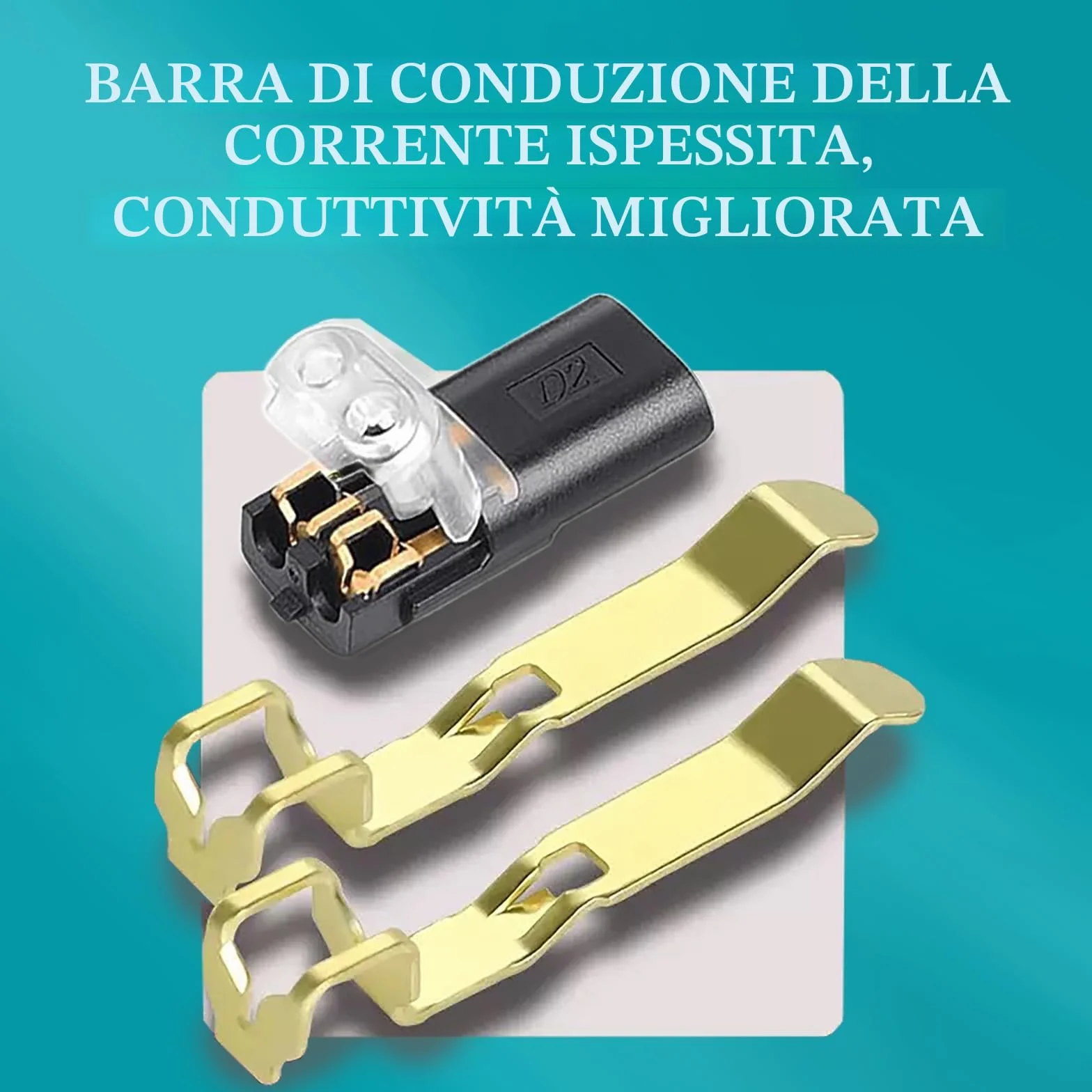 YESLUSY Connettori Elettrici Rapidi 12V 2 Pin Impermeabili AWG 18-22