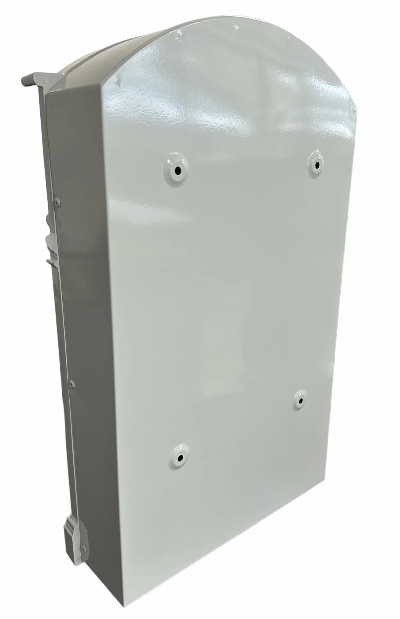 Cassetta Postale Elegante in Alluminio Verniciato 255x88x405H mm Bianco per Esterno