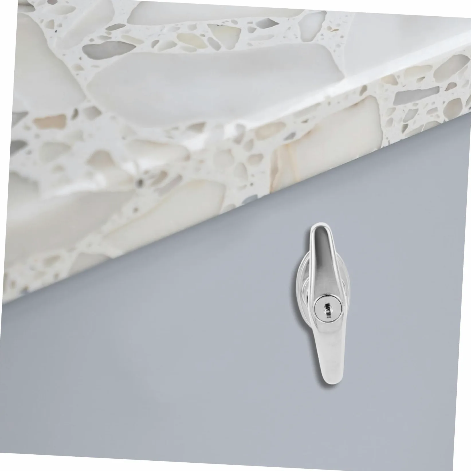 Lurrose 3 Set Di Serratura Per Maniglia Porta Armadio Elettrico Serratura Per Armadietto Resistente Serratura Per Cassetti Serratura Per Armadietto Serratura Per Schedario Serratura