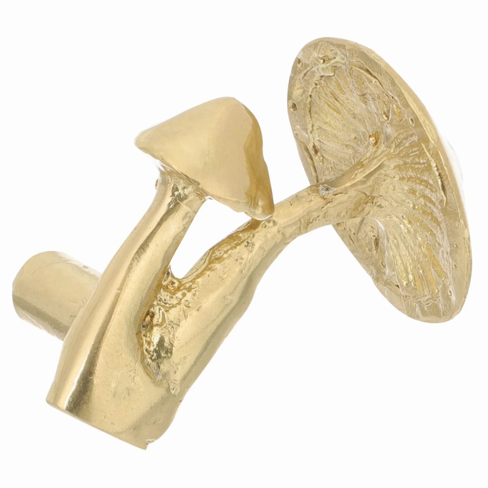 ORFOFE 3 Pomelli in Ottone Per Mobili Per La Sostituzione Della Maniglia Della Porta Dellarmadio Decorativi in Stile Fungo