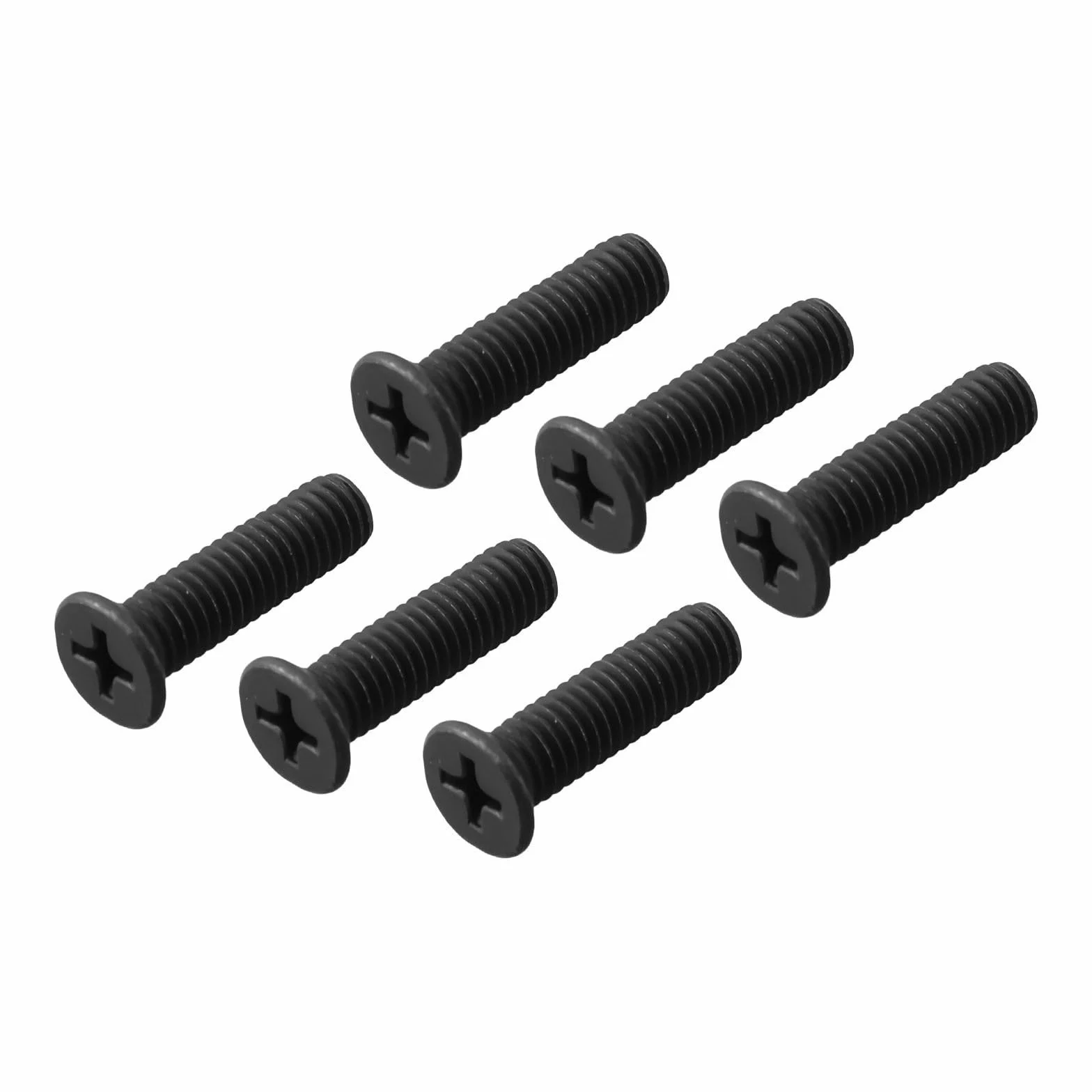 Honseadek 6 viti di ricambio per mandrino per trapano, 22 mm, filettatura sinistra, in metallo, per utensili elettrici (M6 x 22 mm)
