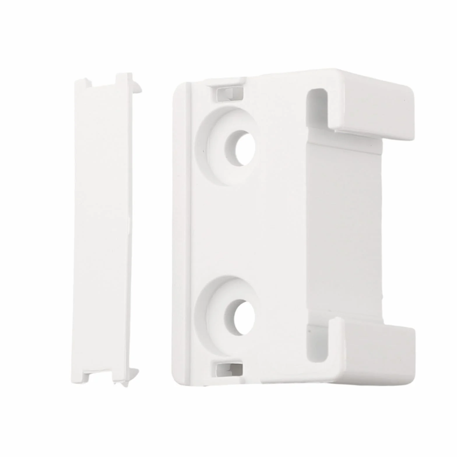 Guide scorrevoli per frigorifero da incasso bianco 15x10x5 cm plastica metallo