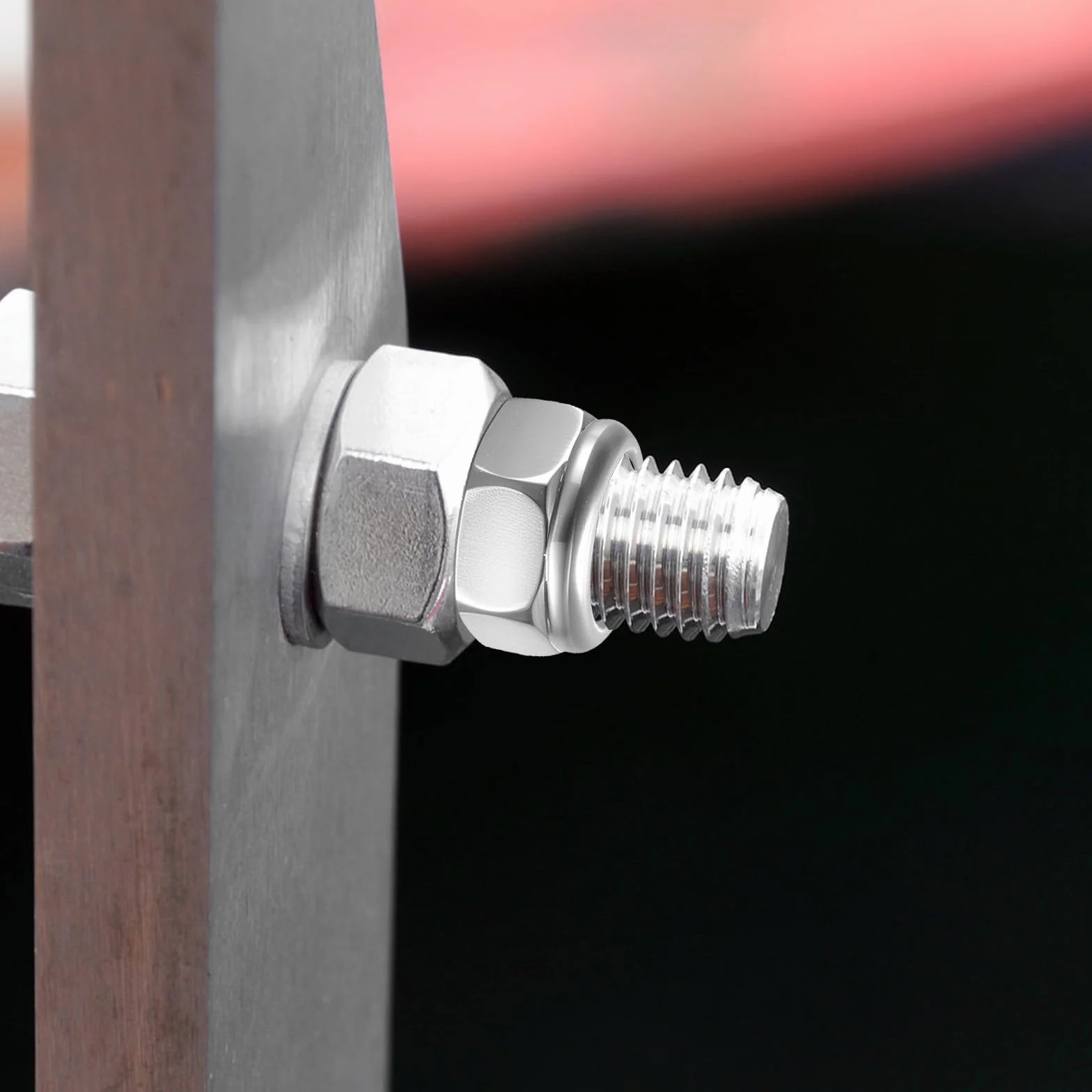 Set di dadi esagonali autobloccanti in acciaio inox M2-M12 per viti e barra filettata
