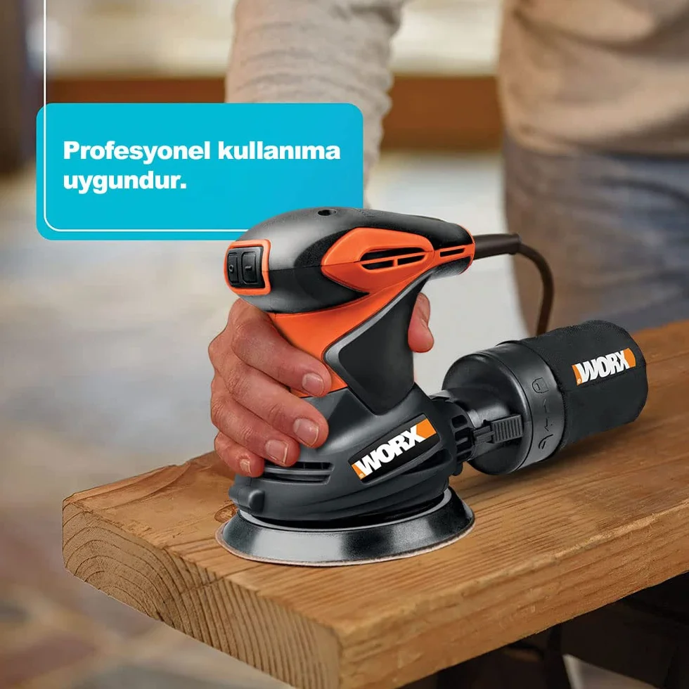 WX652.1 Worx - Roto-Orbital Sander 125 millimetri.
