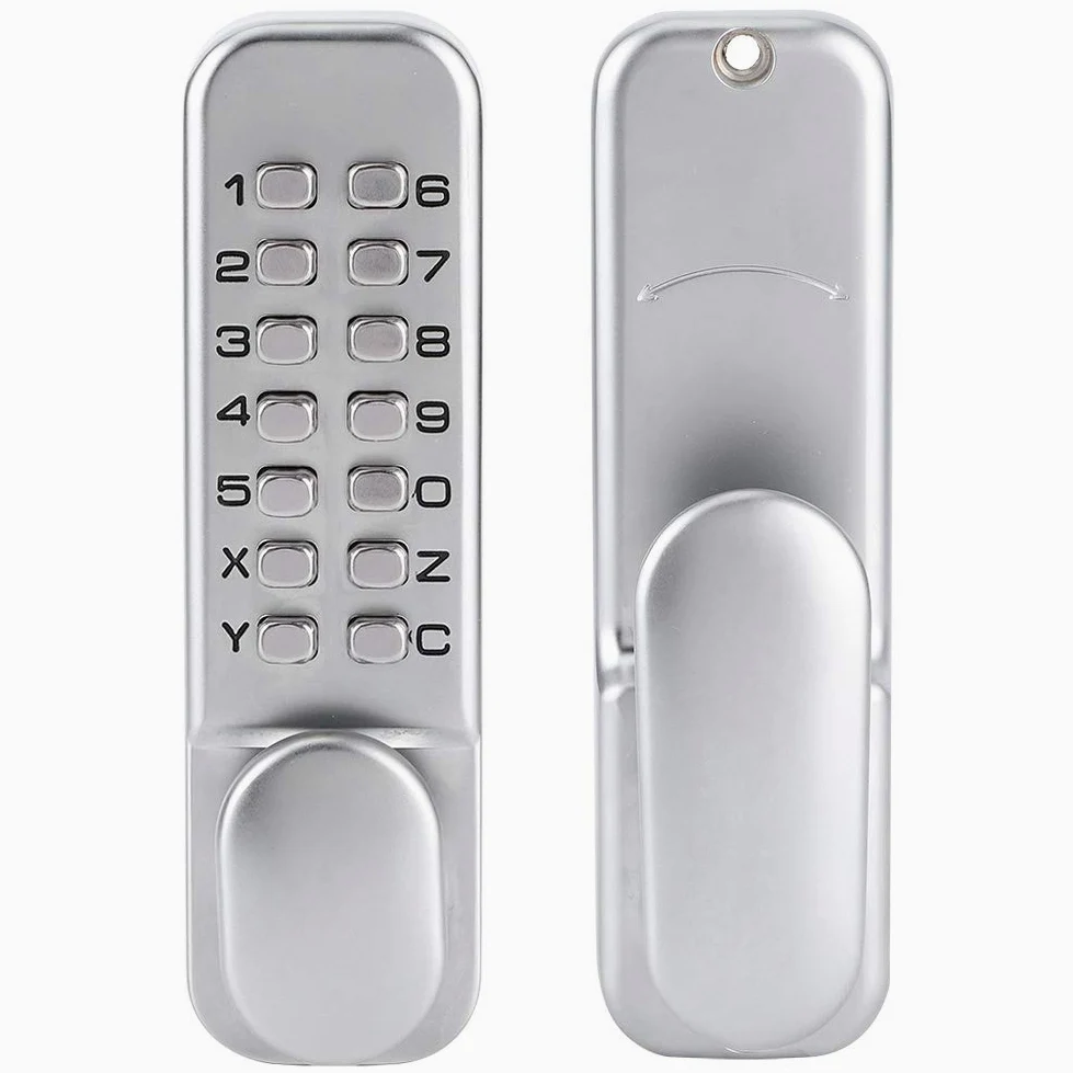 EMUKOEP Lucchetto a Combinazione Impermeabile Durevole per Ingresso in Ufficio Domestico, Lucchetto di Sicurezza Meccanico Senza Chiave per Cancelli, Parcheggi