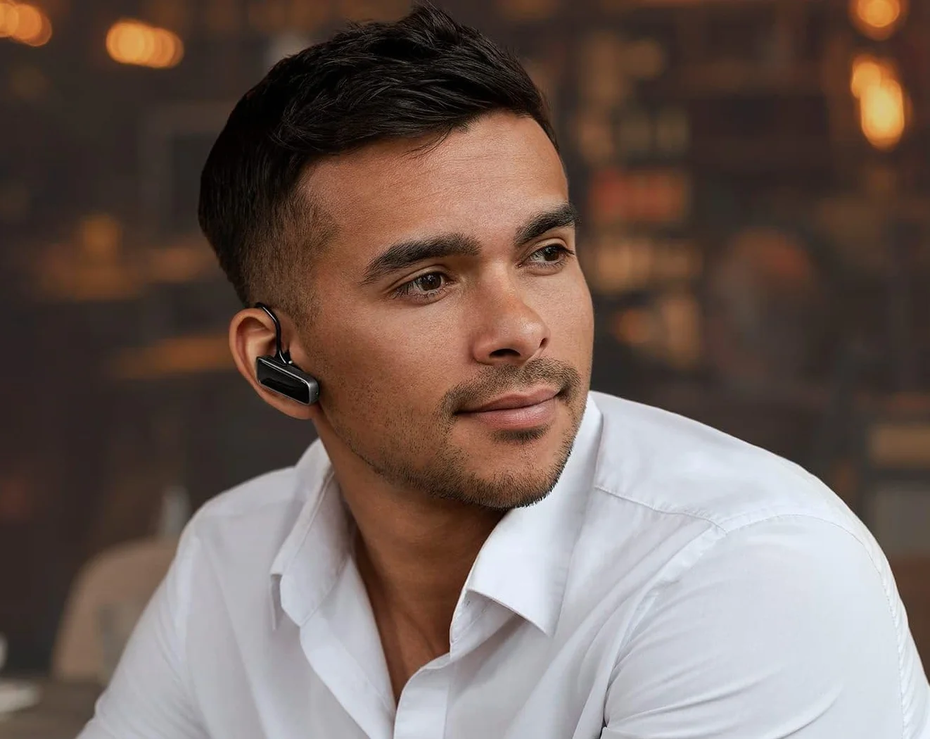 Jabra Talk 25 SE Auricolare Mono Bluetooth, Cuffia Mono Wireless con Microfono Integrato, Streaming Multimediale e Fino a 7 Ore di Conversazione, Nero