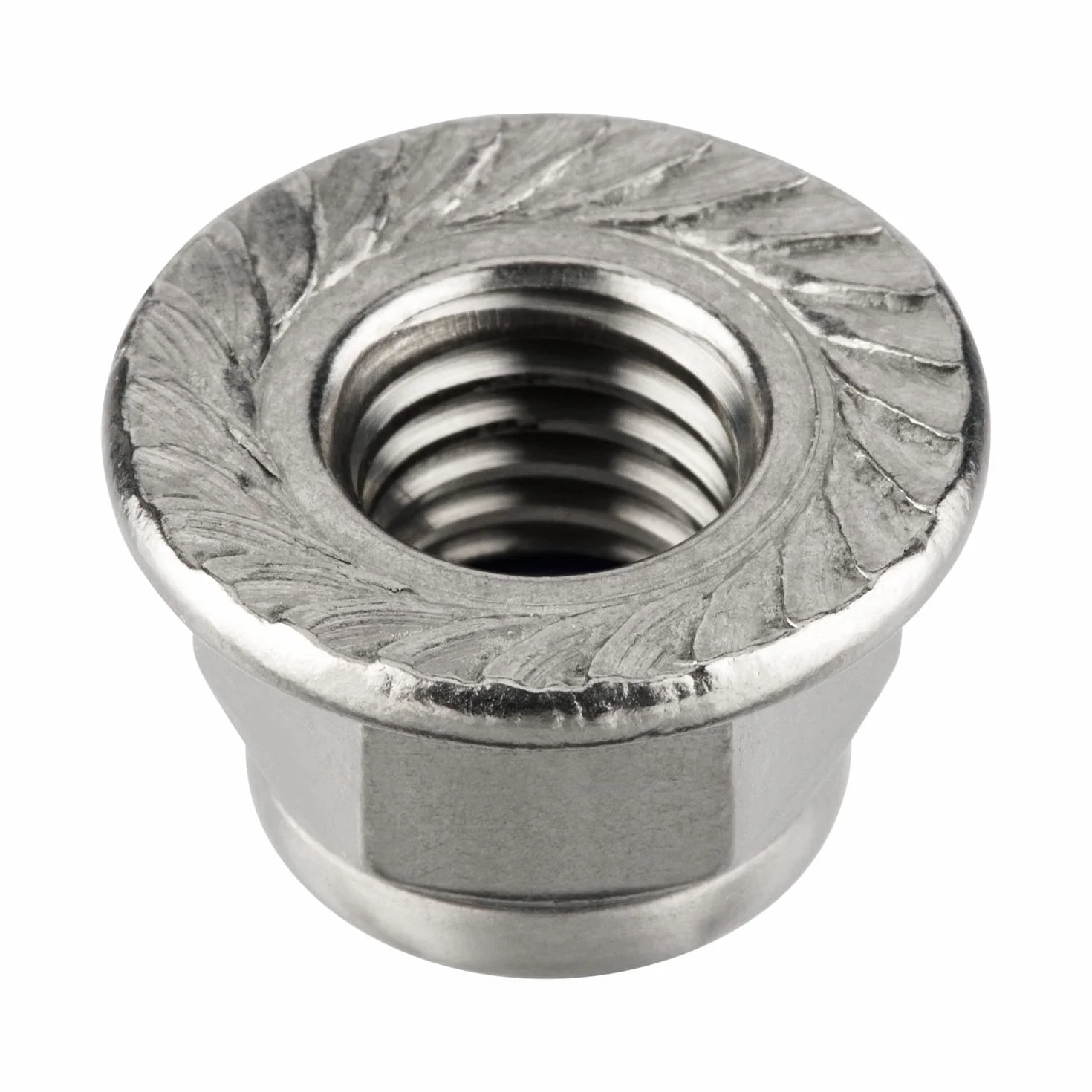 Dadi flangiati autobloccanti DIN 6926 A2 V2A acciaio inox UKV M4 50