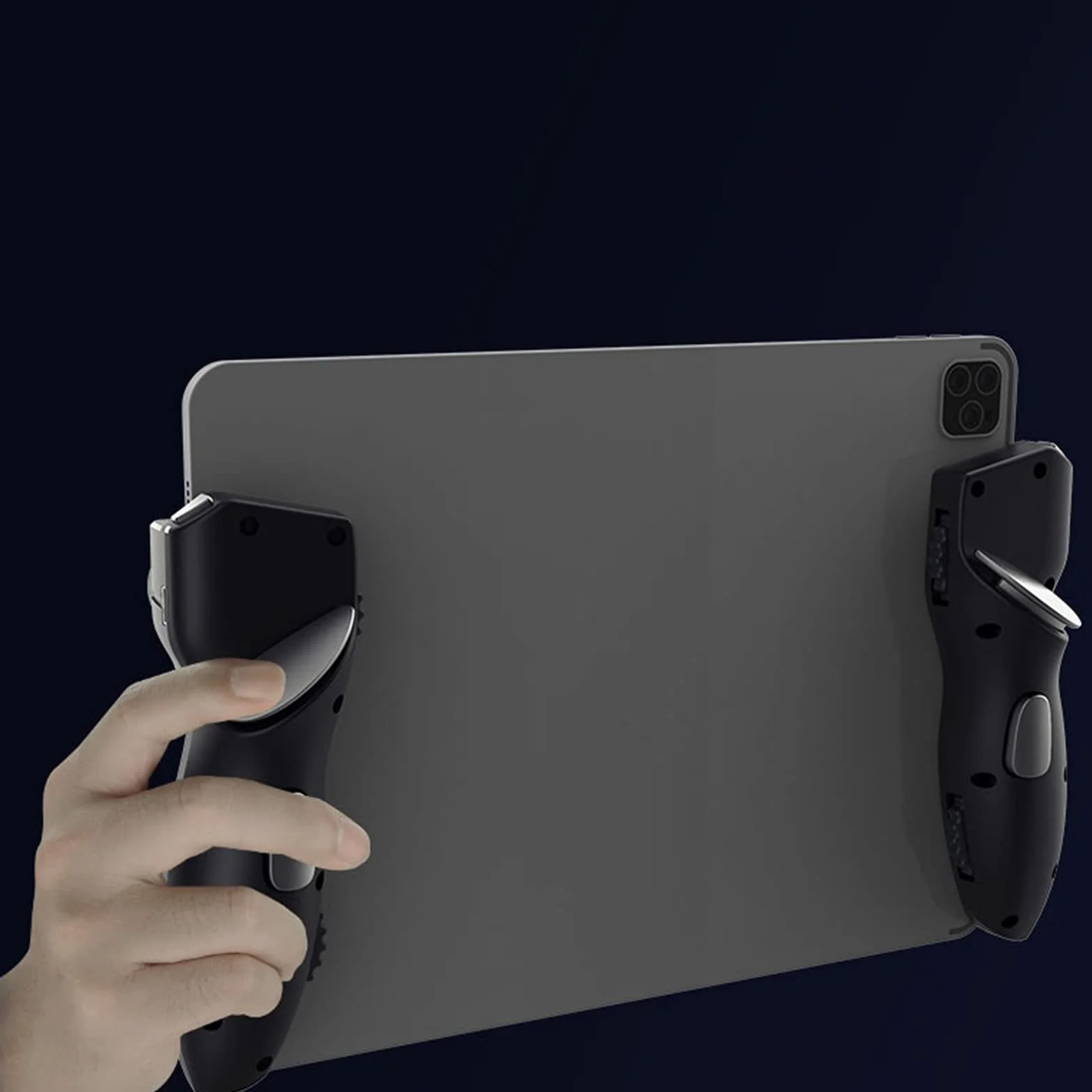 HUAYUWA Tablet Gioco Joystick Trigger Maniglia 6 Finger L1R1 Shooter Fire Mira Pulsante Controller Adatto per iPad Android Tablet PUBG Accessori Gioco