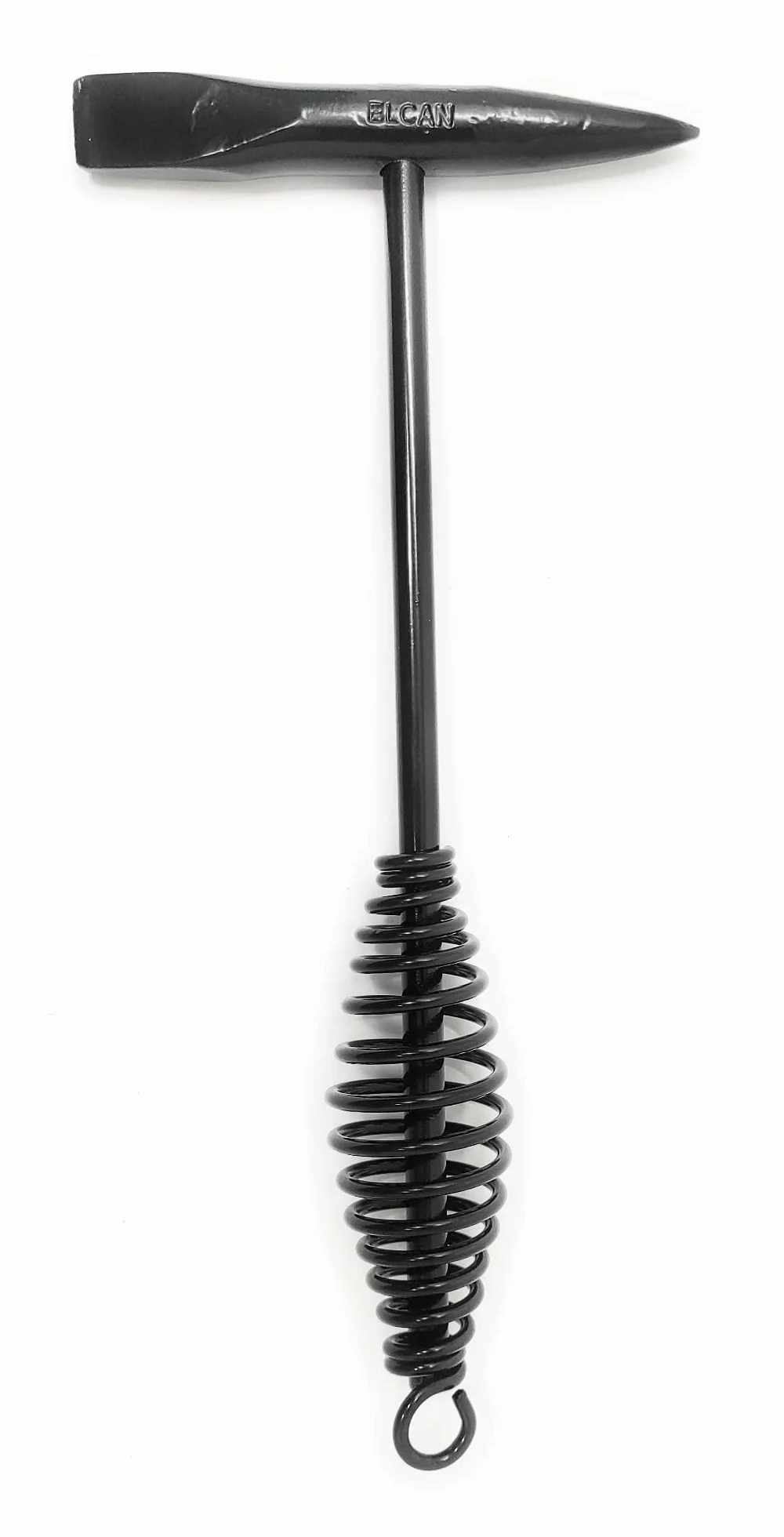 ELCAN Fresa professionale martello per scorie saldatura 300g acciaio pieno lato punta scalpello