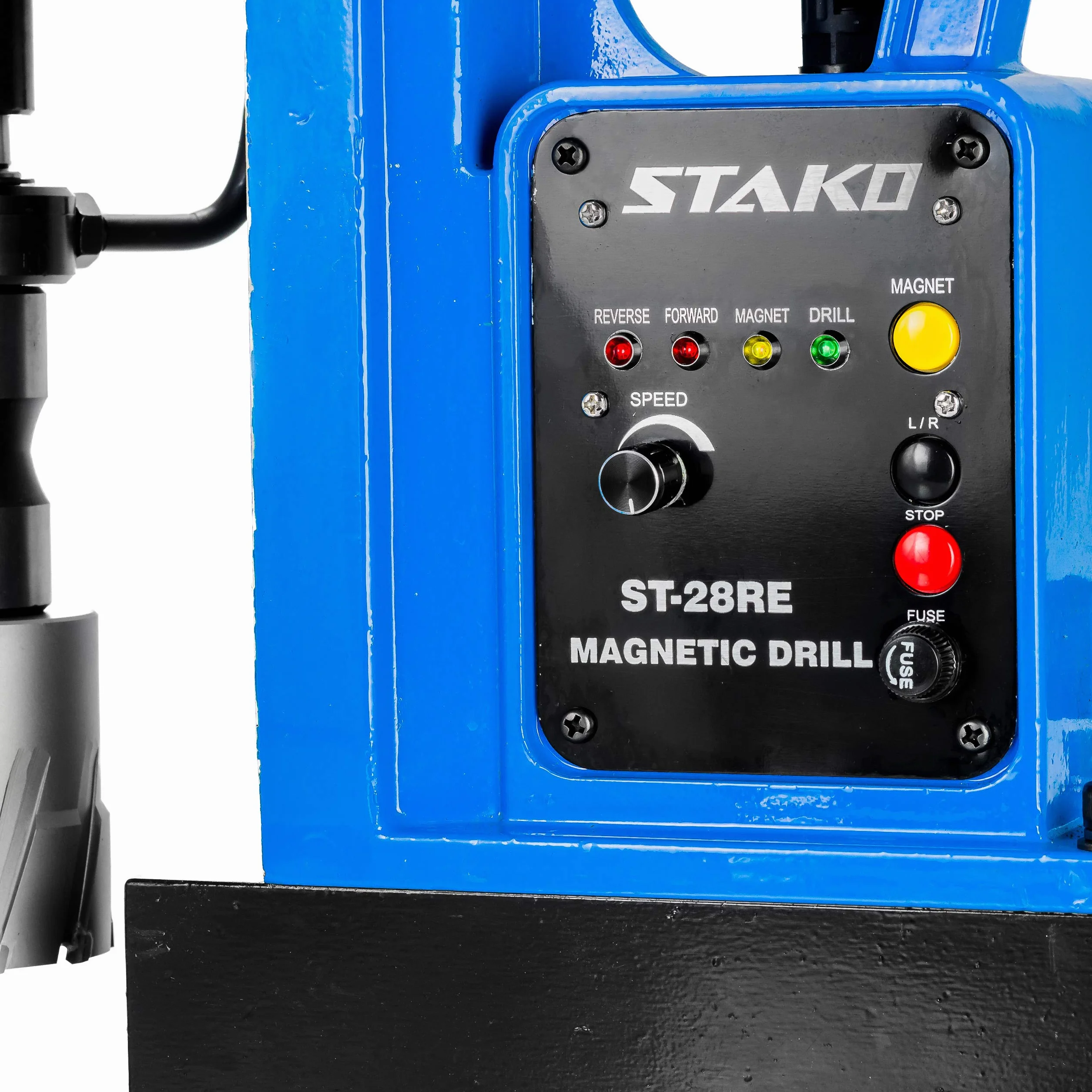 STAKO Trapano magnetico 1800 W ST-28RE Max.Ø80 mm Forza magnetica 16500N Weldon 19 mm mandrino 3-16 mm