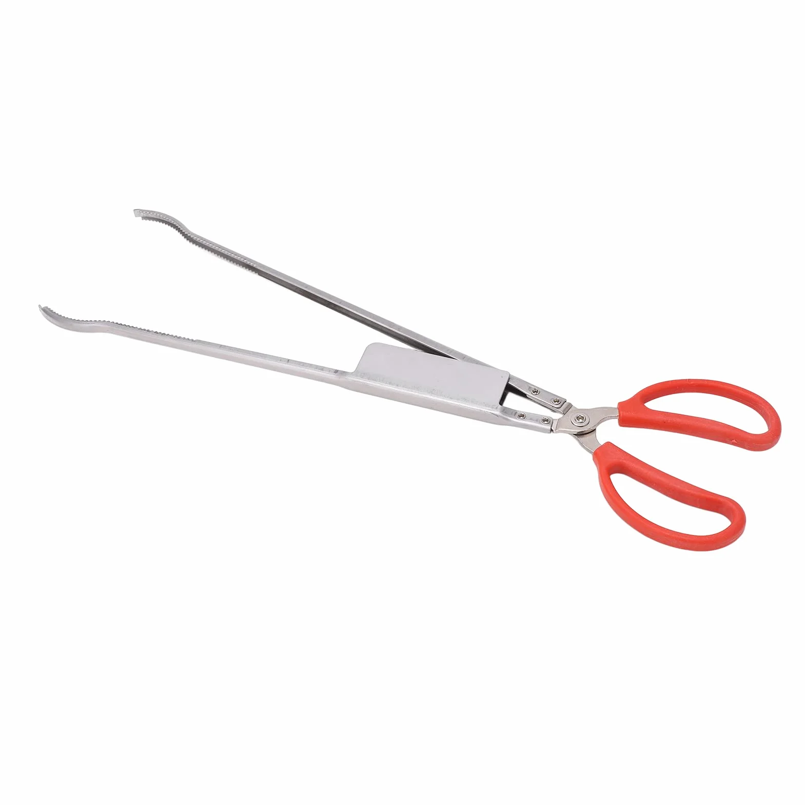 Pinza da Pesca Lunga Acciaio Inossidabile Resistente al Calore
