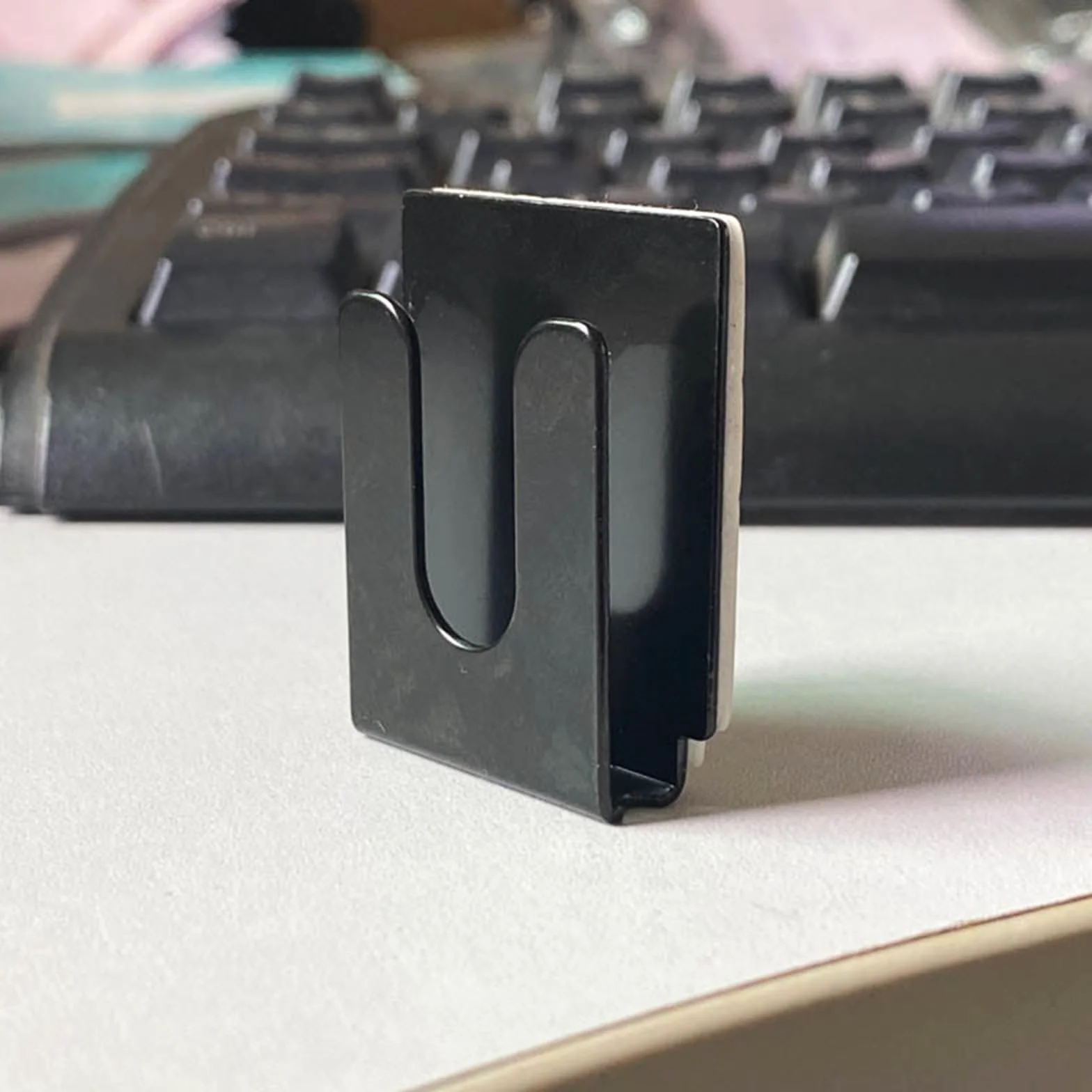 CB Supporto per Microfono Radio Mobile Microfono Clip di riaggancio per autoradio e-Talkie Gancio in Metallo per Auto in Metallo
