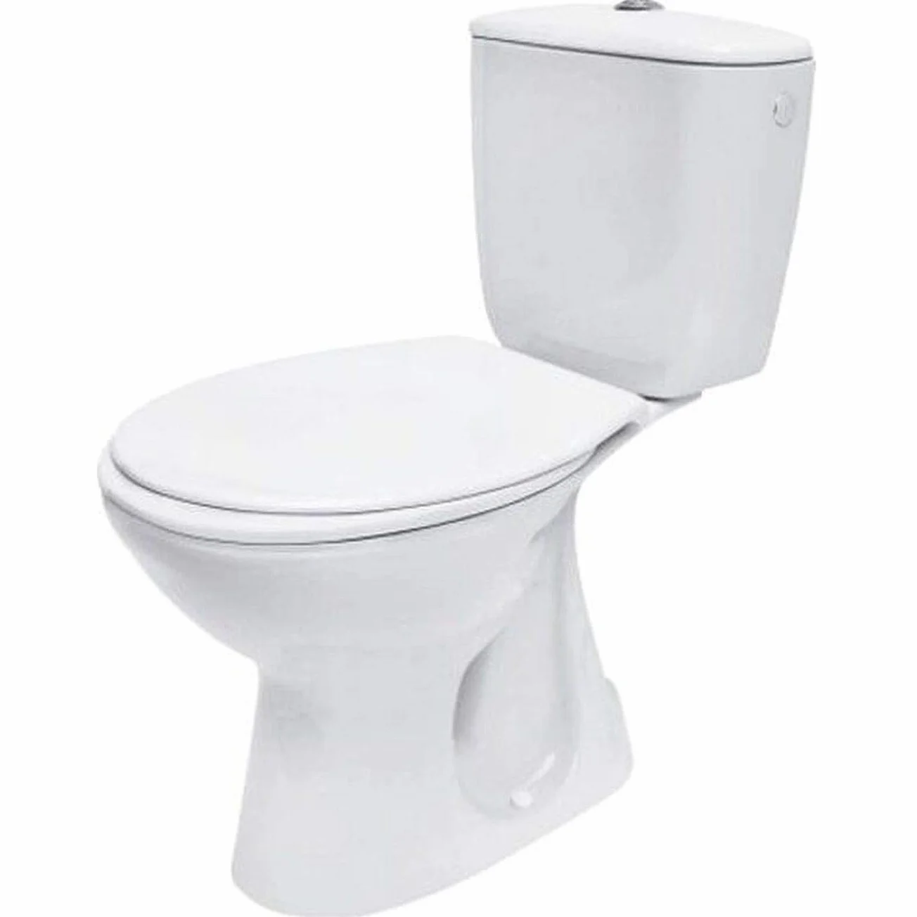 Ceramica WC da terra set completo con cassetta sedile Duroplast scarico orizzontale Atlantic
