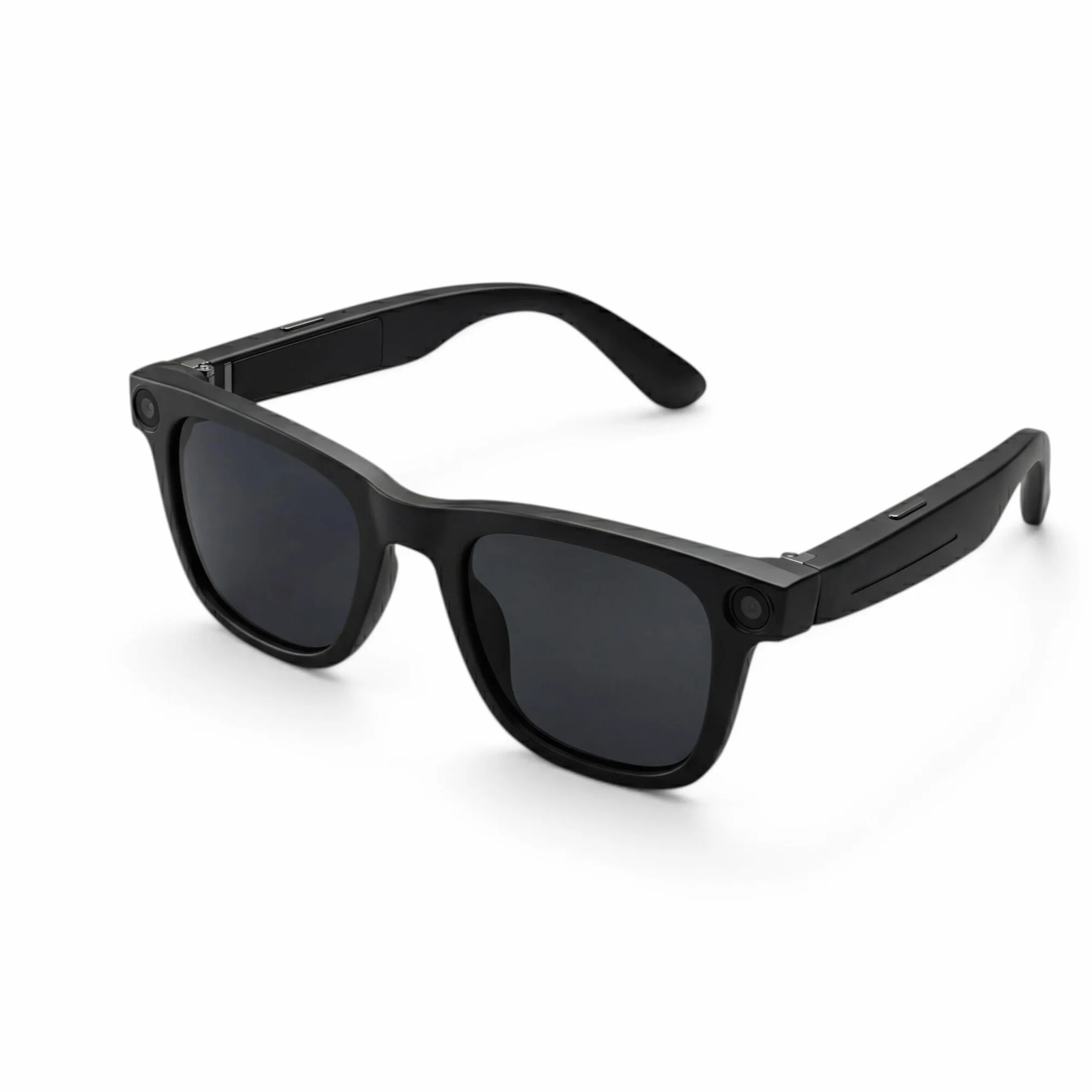 Nilox Occhiali Smart Video con Fotocamera 8MP, Registrazione Full HD 1080p, Audio Open-Ear, Lenti Intercambiabili Trasparenti e Solari, Filtro Luce Blu, Autonomia Fino a 18 Ore