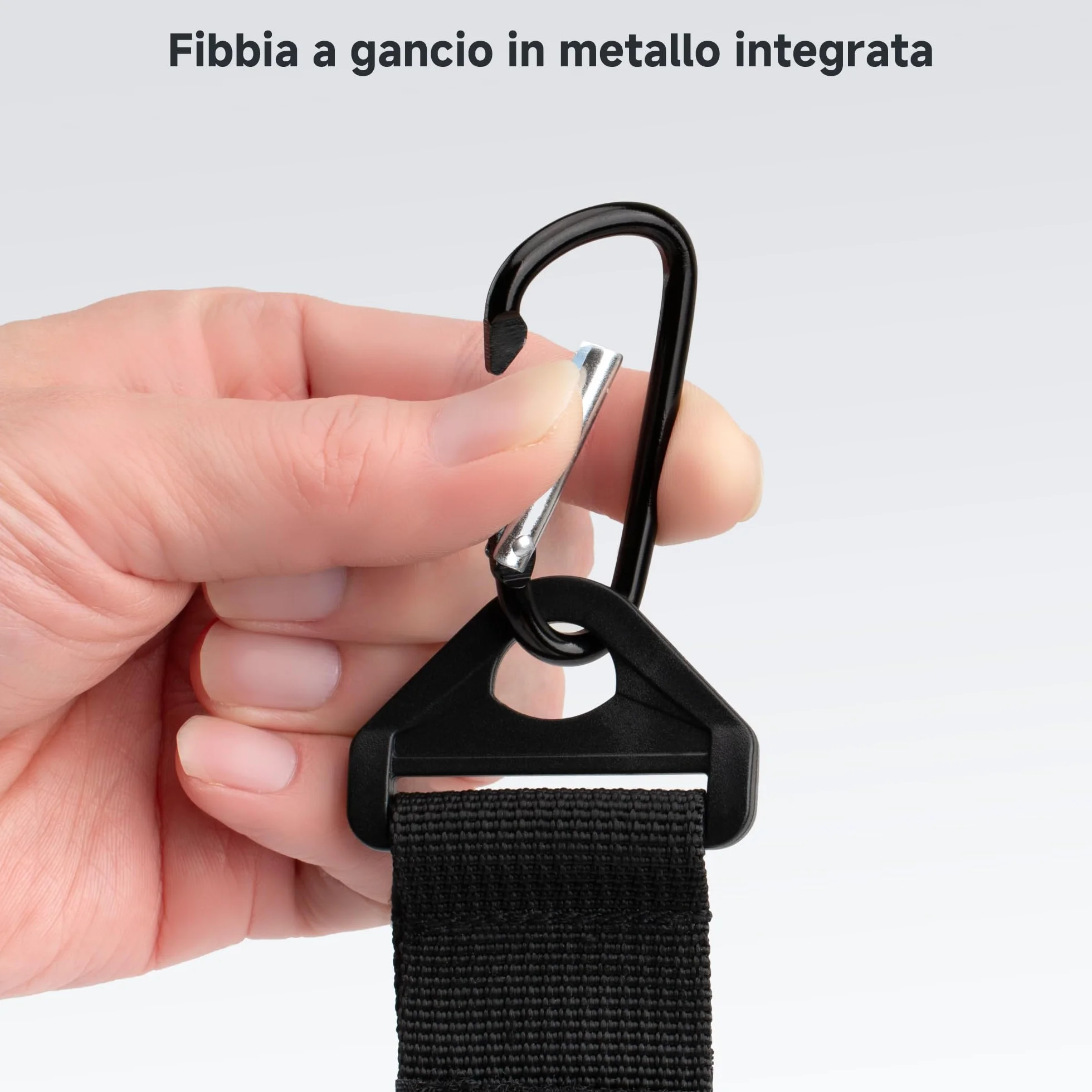 Cable Matters 5 cinghie organizzatrici per cavi di prolunga con fibbia in metallo 36 kg 40 x 3,8 cm