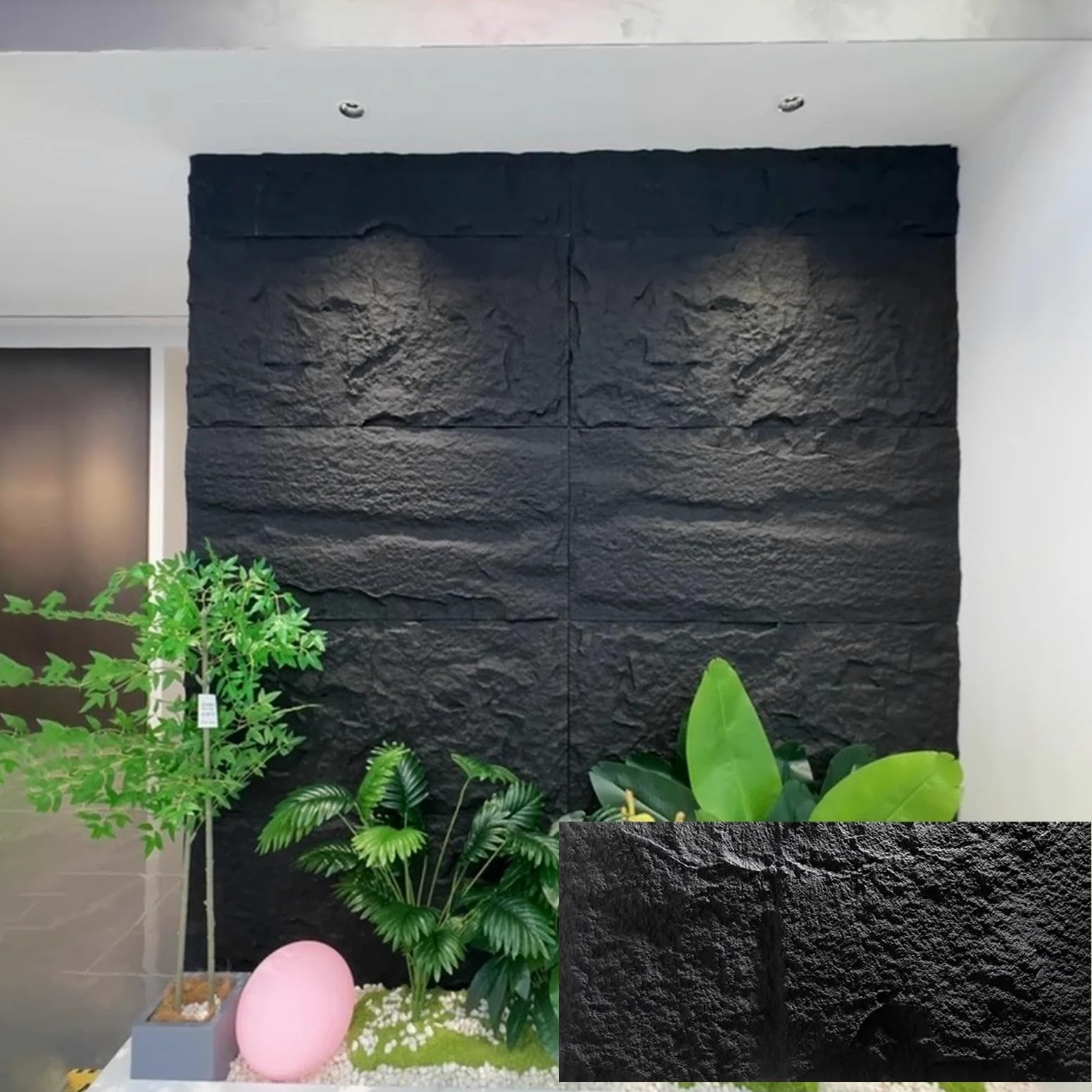 Pannelli di parete 3D per la decorazione interna ed esterna, rivestimento murale dell'impiallacciatura di pietra, sfondo del camino e rivestimento della parete