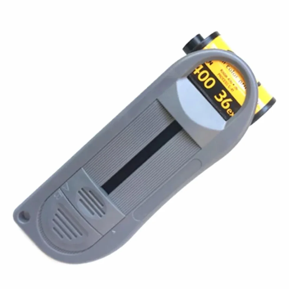 Recuperatore di Film in Plastica Grigia per Rullo di Film, per Cassette da 35 Mm. Estrattore di Rulli di Film da 135.
