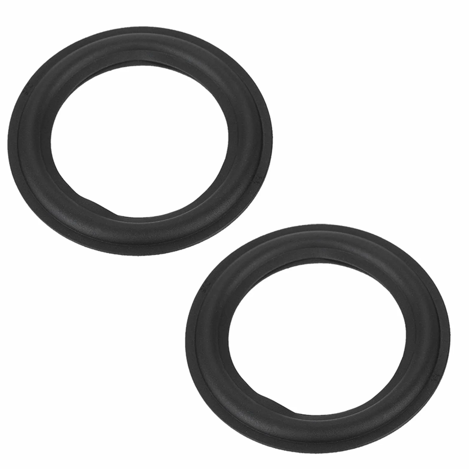 5 Pollici / 4 Pollici Altoparlante Involucro Riparazione Subwoofer Foam Woofer, Parte Di Riparazione Altoparlante Nero In Gomma (4 Pollici)