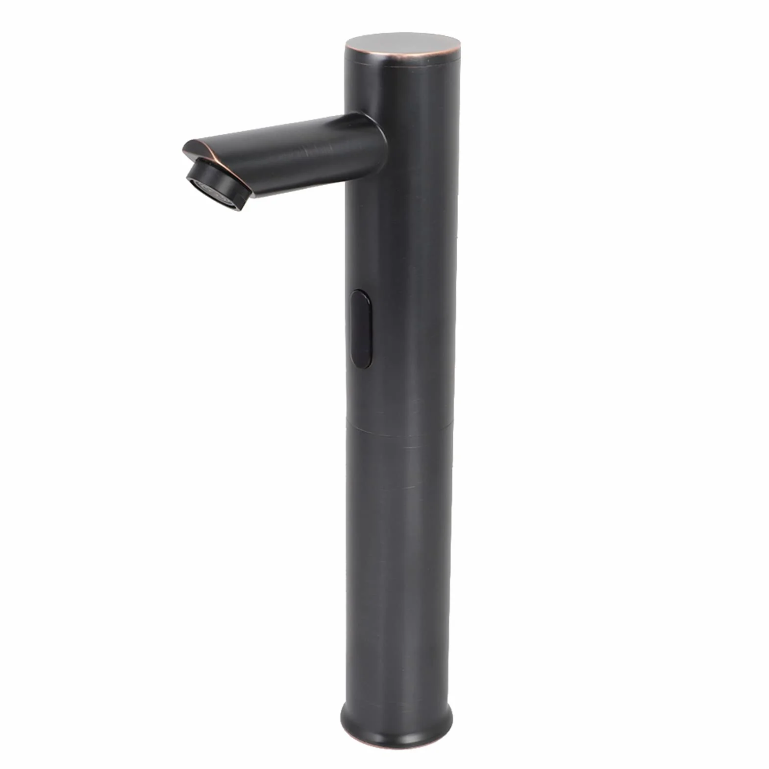 Rubinetto Lavabo Automatico in Ottone Nero Sensore a Infrarossi Freddo Caldo Senza Contatto Bagno