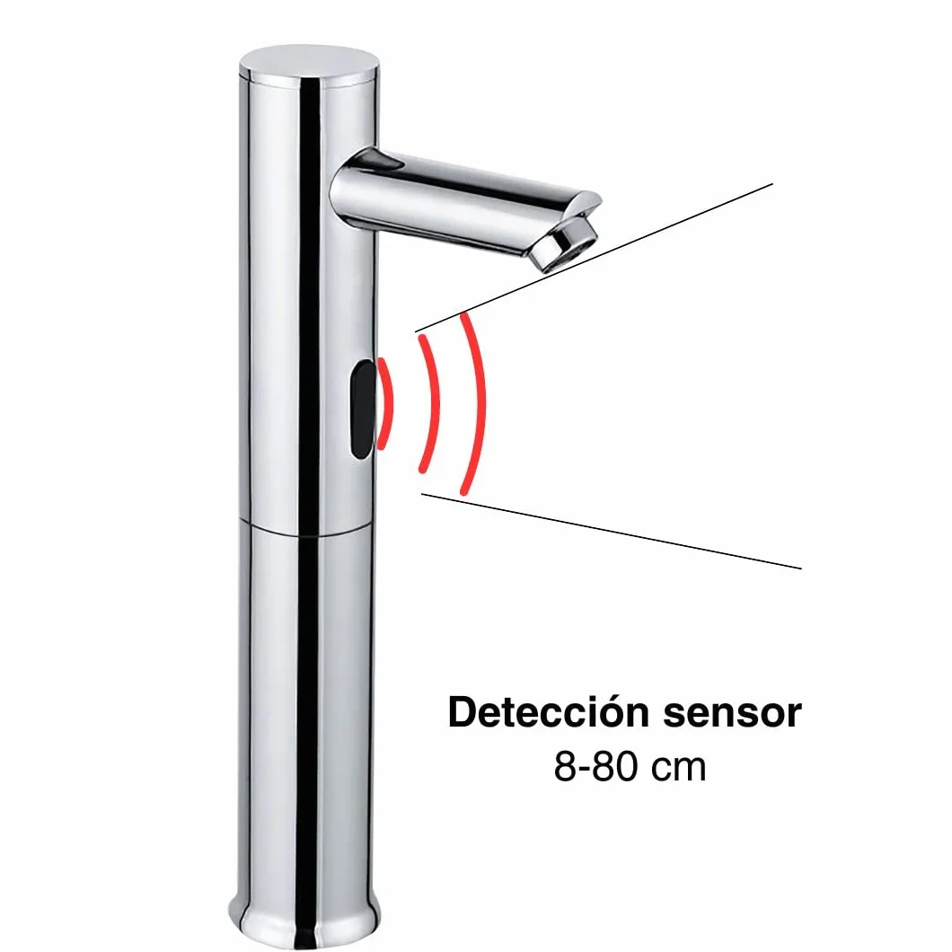 Rubinetto elettronico per lavabo Alto L1 con sensore automatico acqua fredda