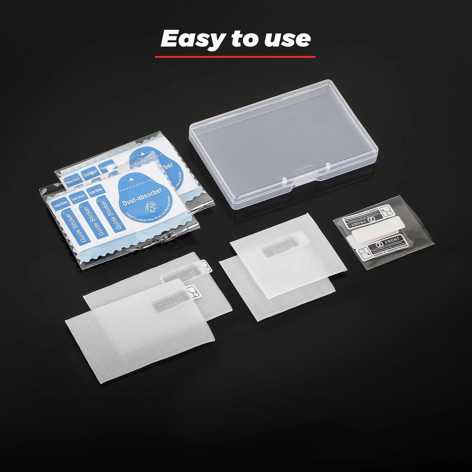 Pellicola protettiva per display Ace Pro 2-2 Pack per obiettivo e protezione schermo per Ace Pro 2 accessori, vetro temperato 9H, durezza HD, antigraffio, vetro temperato