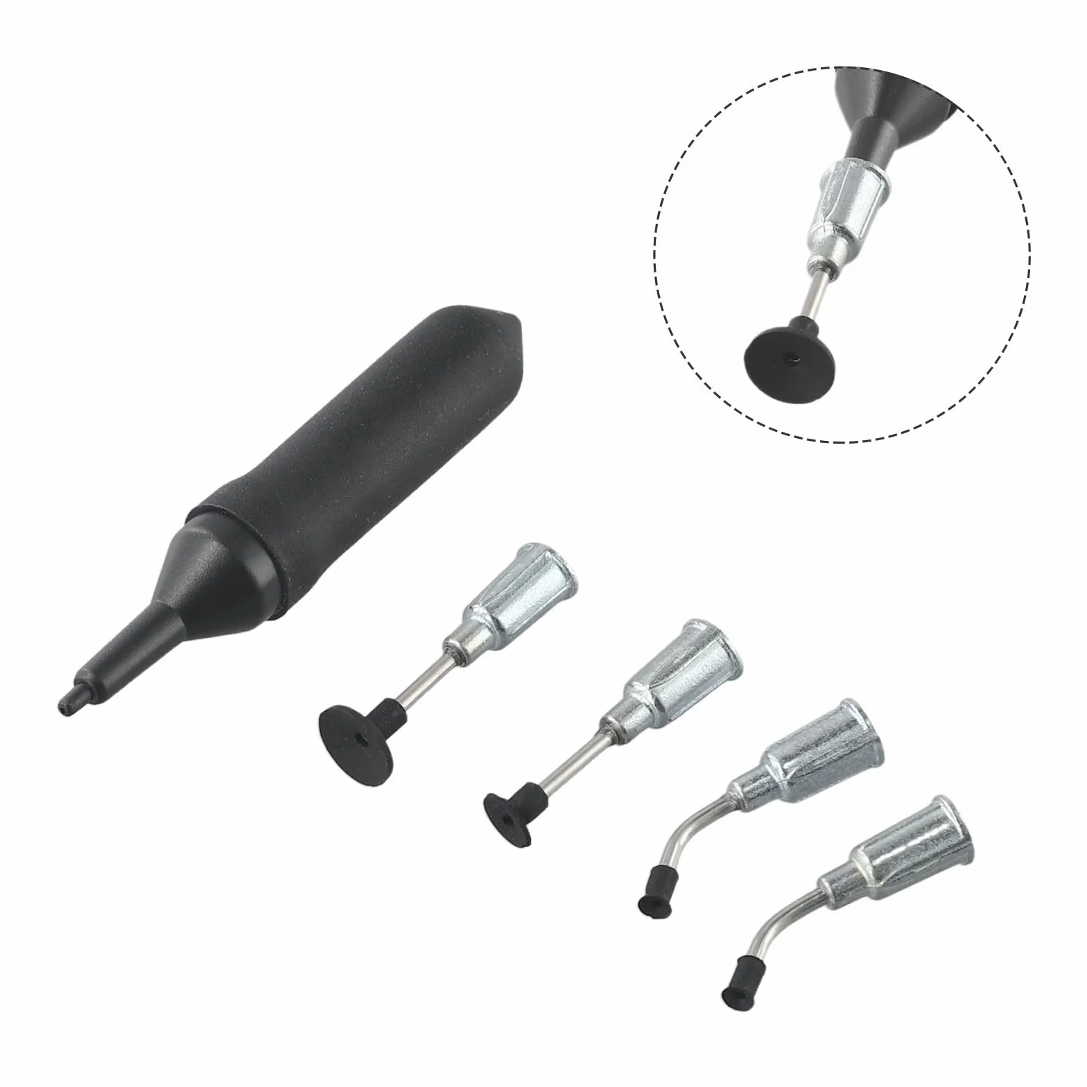 Penna sottovuoto antistatica 90 mm con ventose per dissaldatura IC, set 5 pezzi