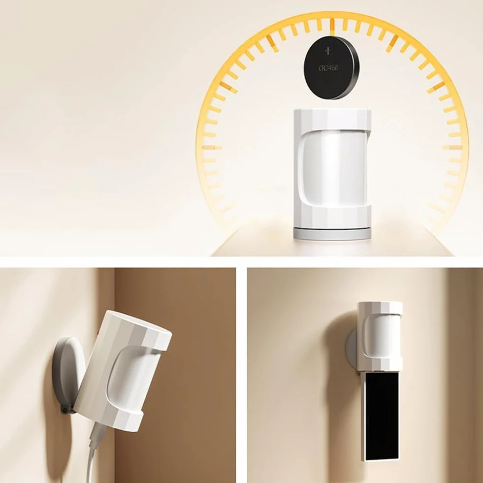 per ble Sensore di Presenza Controllo Luce 0-1000lux CR2450 per (Sensore + | per protocollo ble, CR2450 per batteria o alimentazione di tipo C, gamma 0-1000lux, controllo automatico della luce