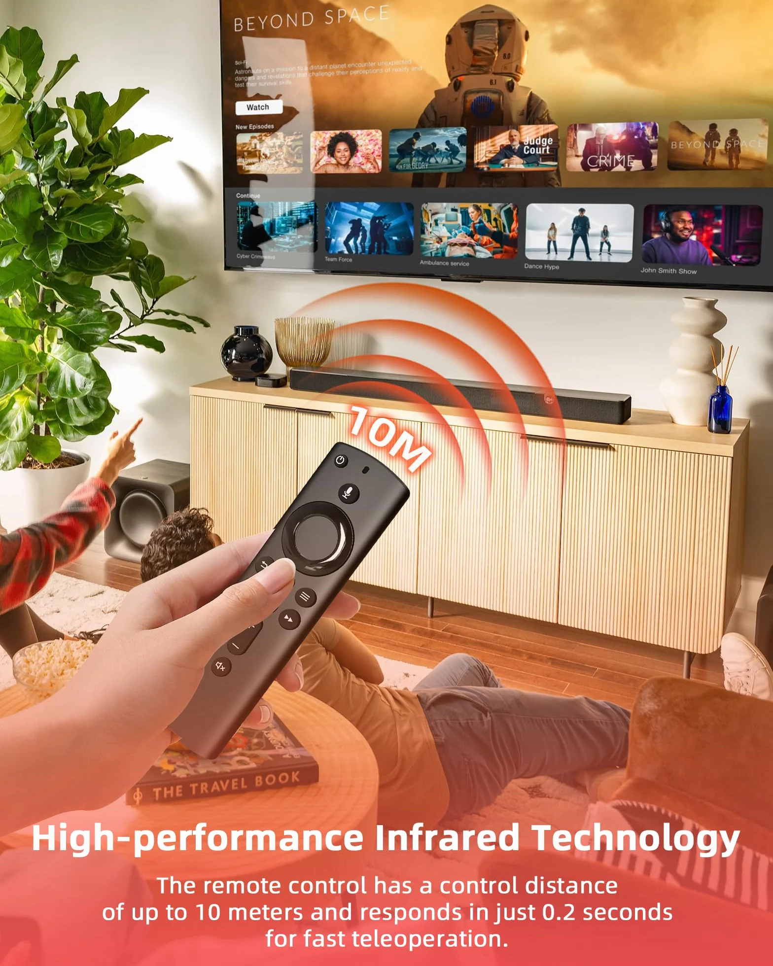 Telecomando Vocale Sostitutivo 3rd Gen per AMZ Fir-e TV Stic-k(2nd Gen & 3rd Gen)/Lite,4K,4K Max,Per AMZ Smart TV Cube (2nd Gen & 3rd Gen) TVs (2ND)