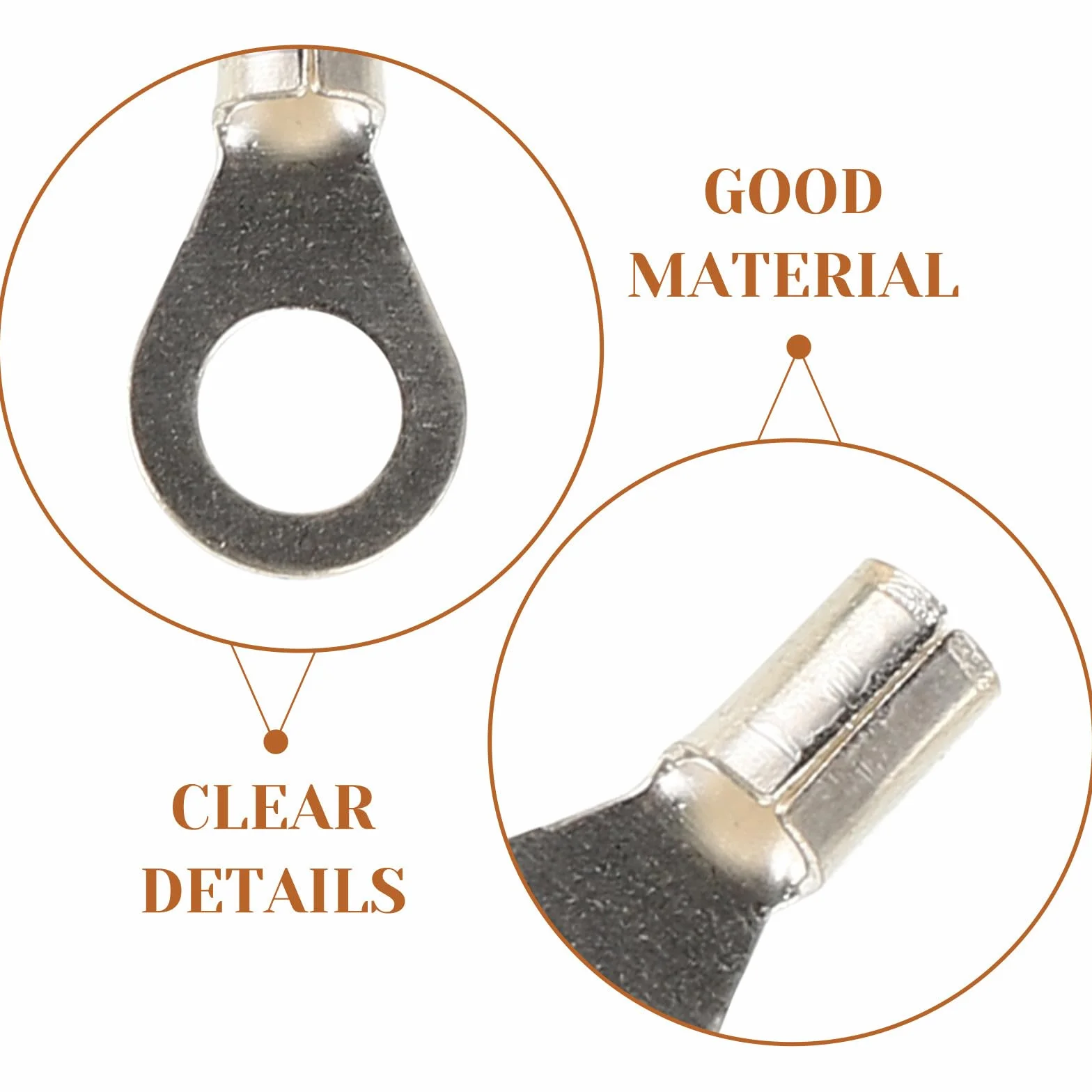 Accessori per Macchina Sigillante 12 Pezzi Fibbie Riscaldanti in Ferro 0,8 mm