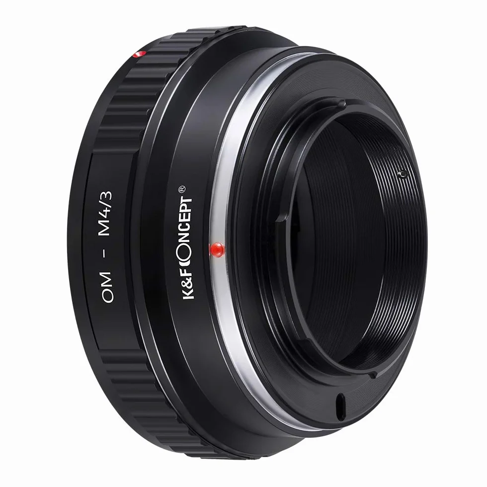 K&F Concept OM-M4 / 3 Adattatore per Obiettivo Anello Adattatore per Obiettivo da Olympus OM a Micro 4/3 Panasonic GF1 GF2 GF3 GF5 GF6 G1 G2 G3 G6 GX1 GX7 GH1 GH2 GH3