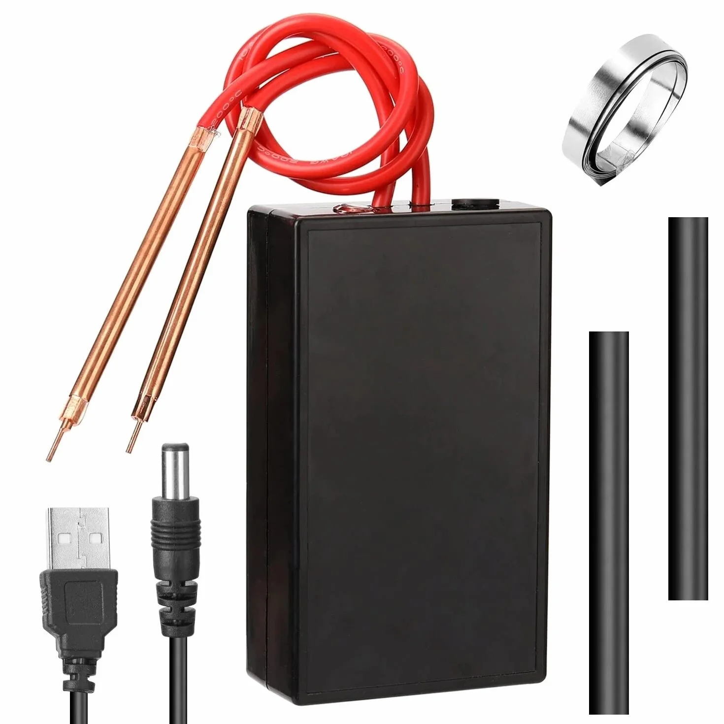 WANGCL 18650 Saldatrice a Punti a Batteria, Saldatrice a Punti, Mini Strumento Portatile per Saldatore a Punti Set Completo Fai-da-Te Batteria