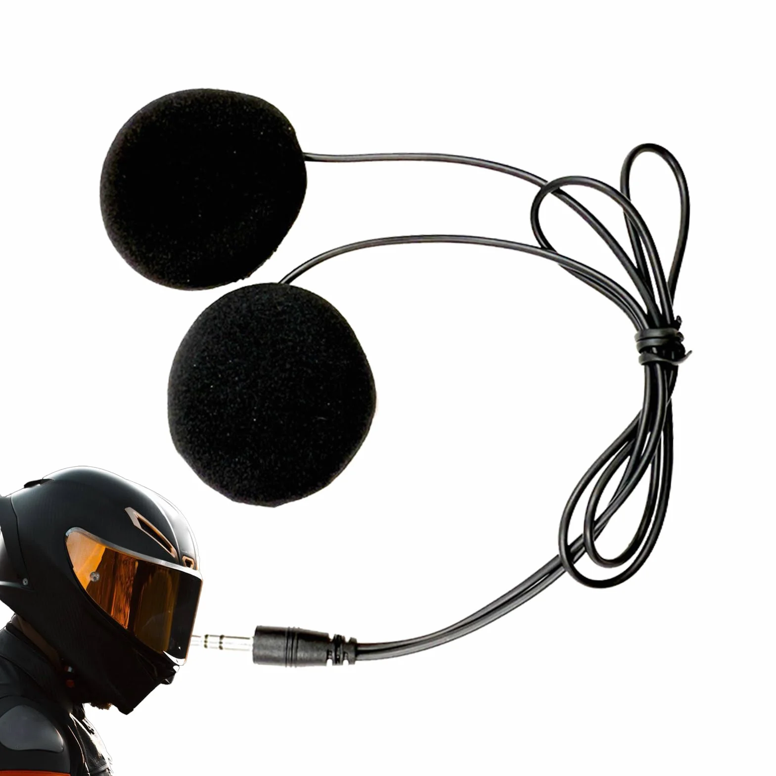 Generico Altoparlanti per Casco - Altoparlanti per Moto | Sportivi Per Moto Da Montagna Sci Motocross Snowboard E Avventure Outdoor