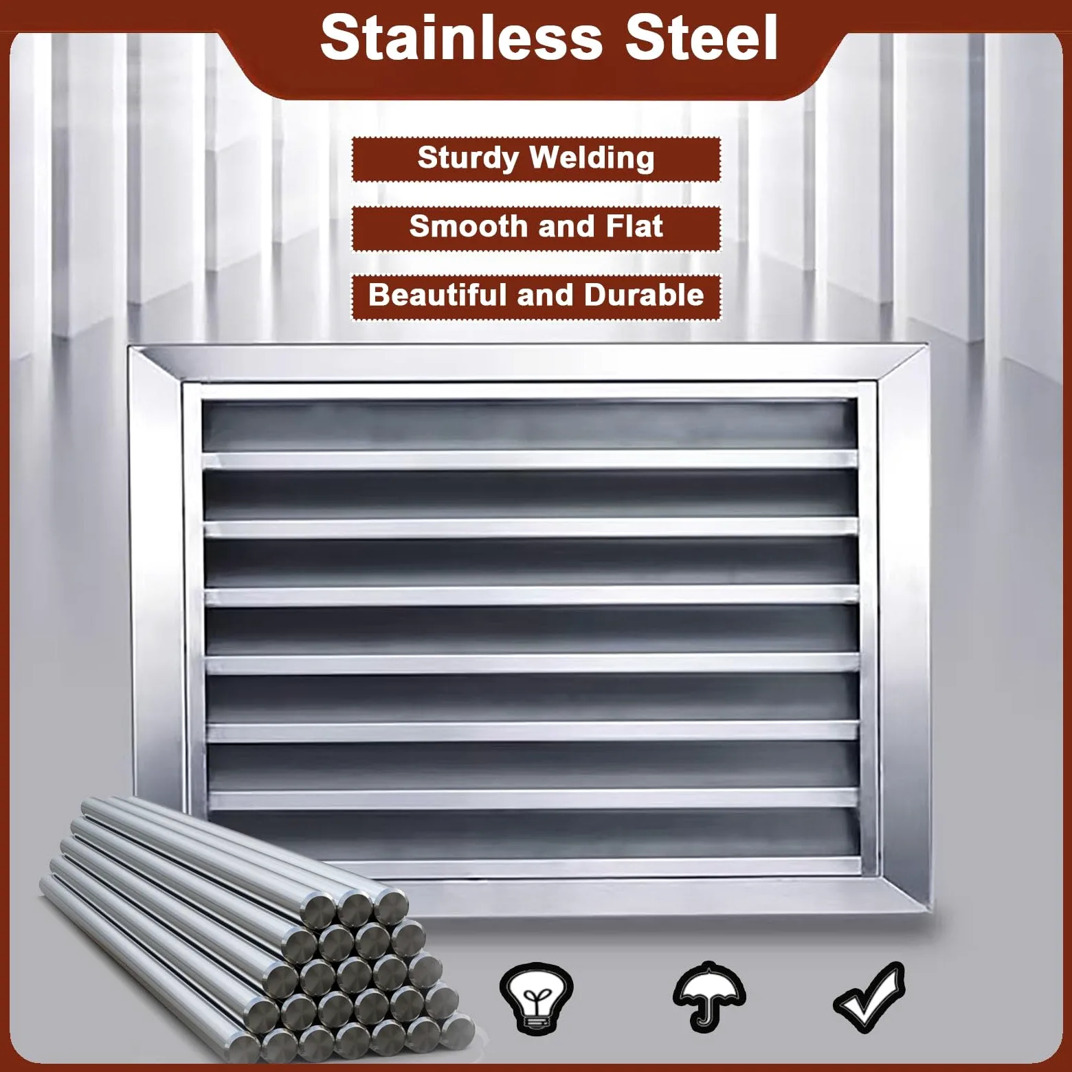 Griglia di Copertura del Pannello di Ventilazione, Coperchio della Griglia con Persiane Personalizzato per Parete O Soffitto, Pannelli di Accesso(16x12 (41x30cm))