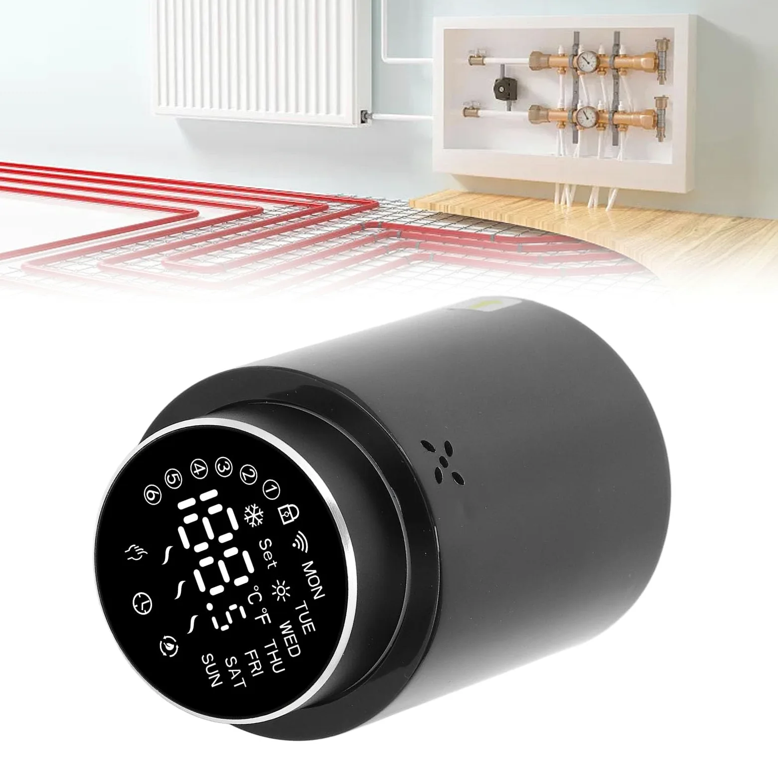 Smart Thermostatic - Valvola del radiatore programmabile per la casa