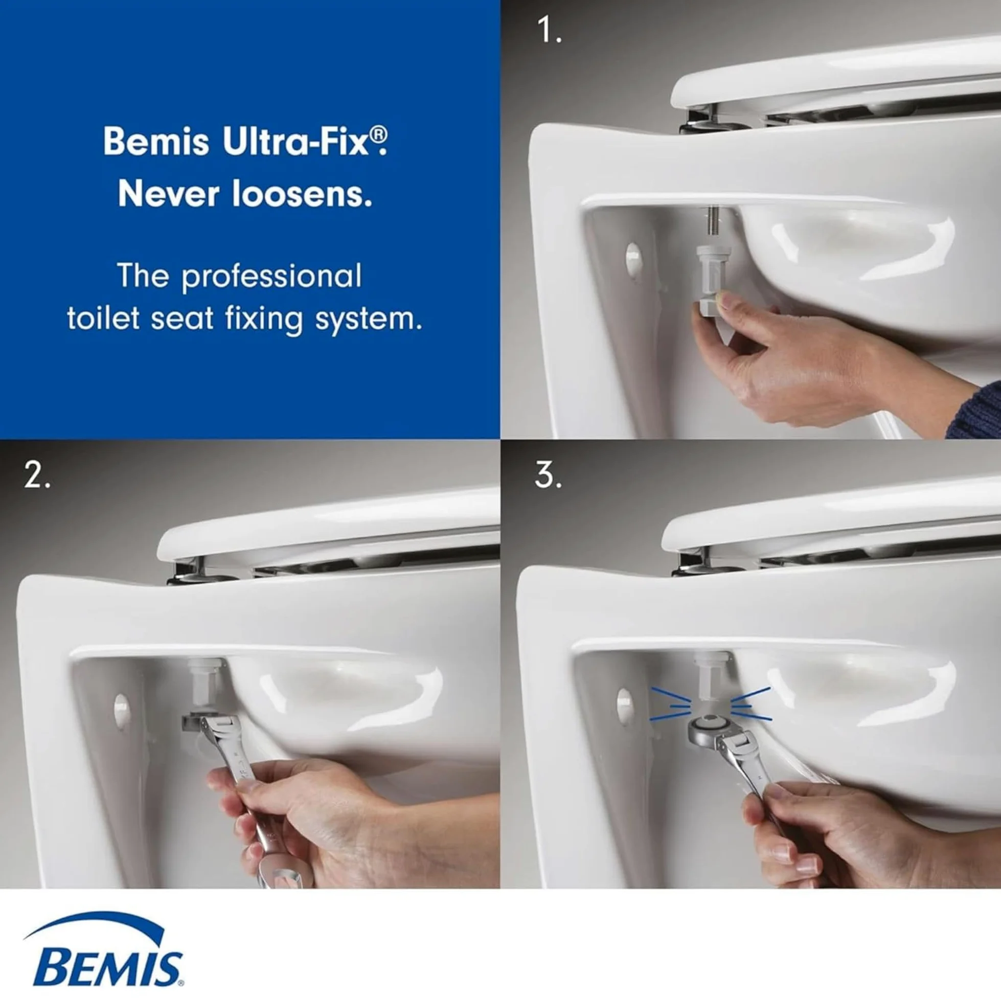 Bemis Sedile WC Chester 7210ZART000, bianco