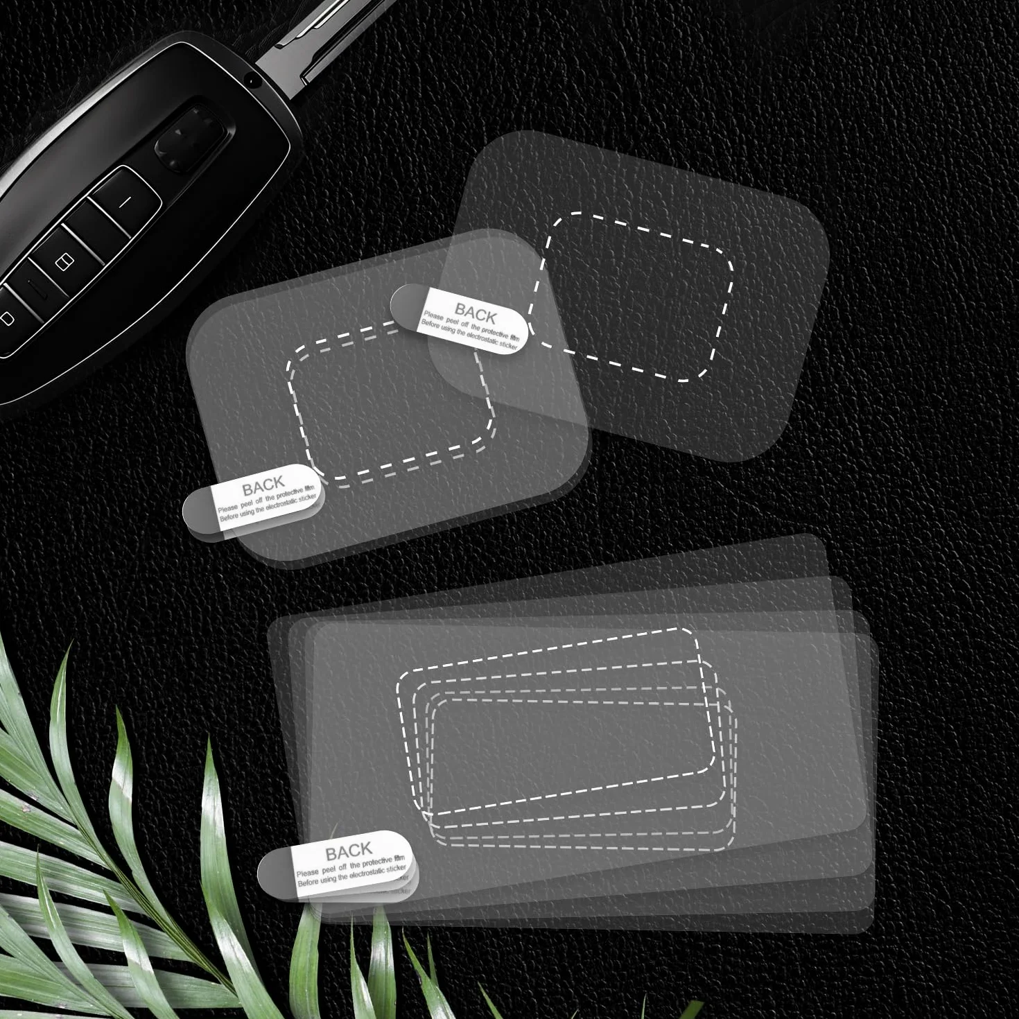 8pz Adesivi per Dashcam per Parabrezza, Adesivo Elettrostatico Trasparente Pellicola Antistatica Dashcam Resistente alle Intemperie Pellicola Elettrostatica per Il Montaggio della Dash Cam