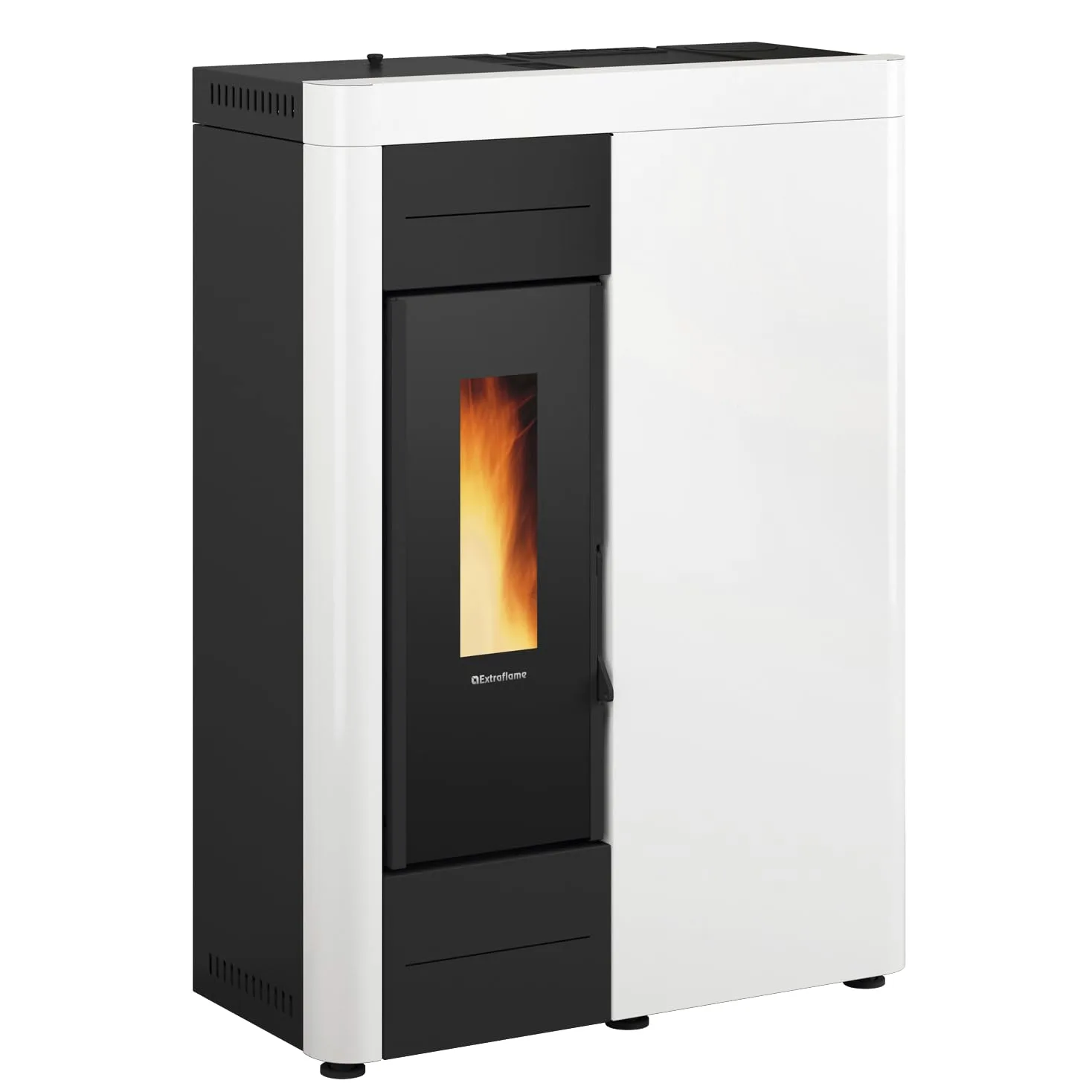Nordica extraflame - termostufa a pellet 'virna' - bianco