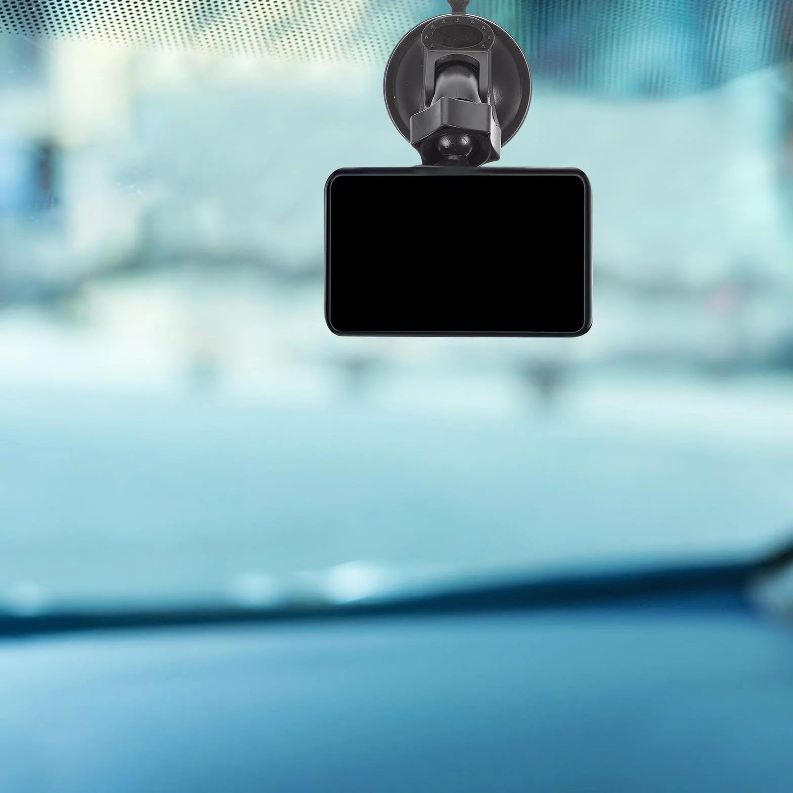 Gadpiparty Supporto per Dash Cam Auto in Plastica Nero Ventosa, Design Rotante a 270 Gradi, Set 4 Adattatori di Ricambio per Telecamera Digitale in Auto