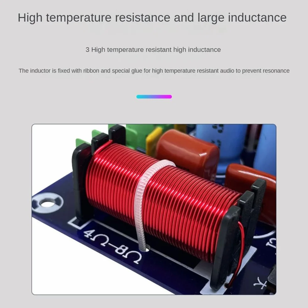 2 divisori di frequenza a 3 vie, 250 W, 850/5200 Hz, per altoparlante fai da te, per bassi medi, HiFi Stereo Audio Crossover, 500701832