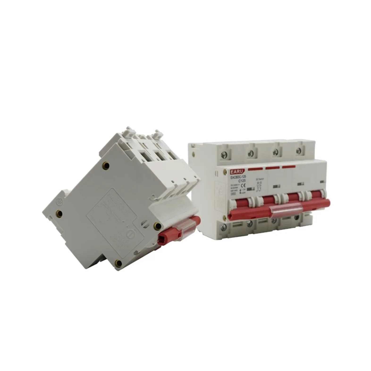1 unità DC 1000 V 1P 2P 3P 4P 80A 100A 125A Mini interruttore di protezione solare MCB per sistema fotovoltaico (125A, DC 2P)