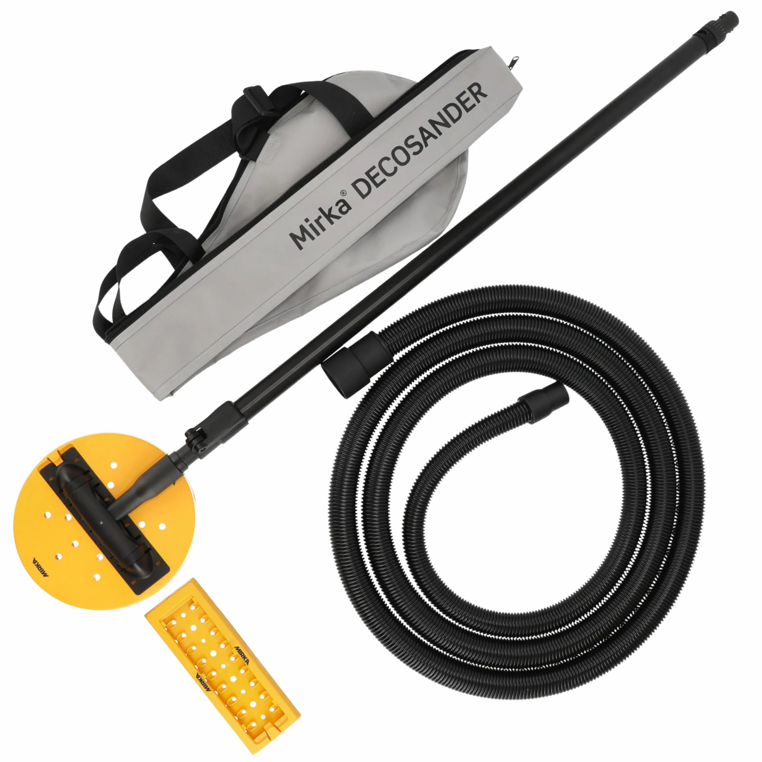 Mirka DecoSander levigatrice senza polvere 80x230mm Ø225mm tampone levigatura asta telescopica