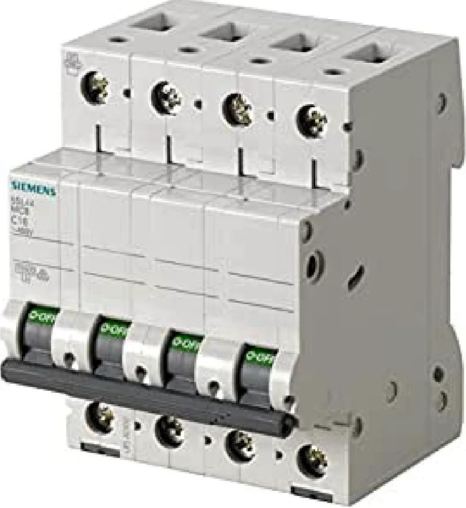 Siemens 5sl4 – Interruttore Magnetotermico 10 KA curva C 4 poli 16 a 70 mm