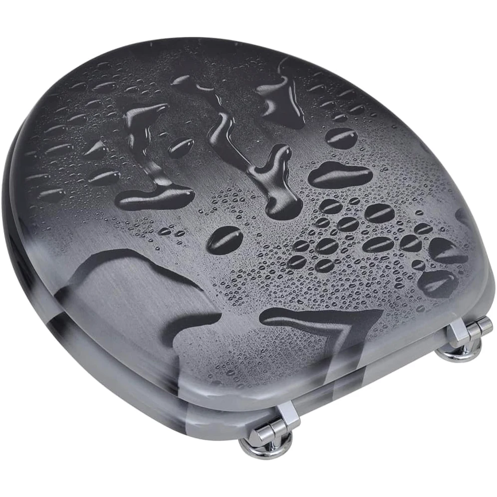 Sedile WC con coperchio a goccia d'acqua lunetta sedile WC 02_0002886