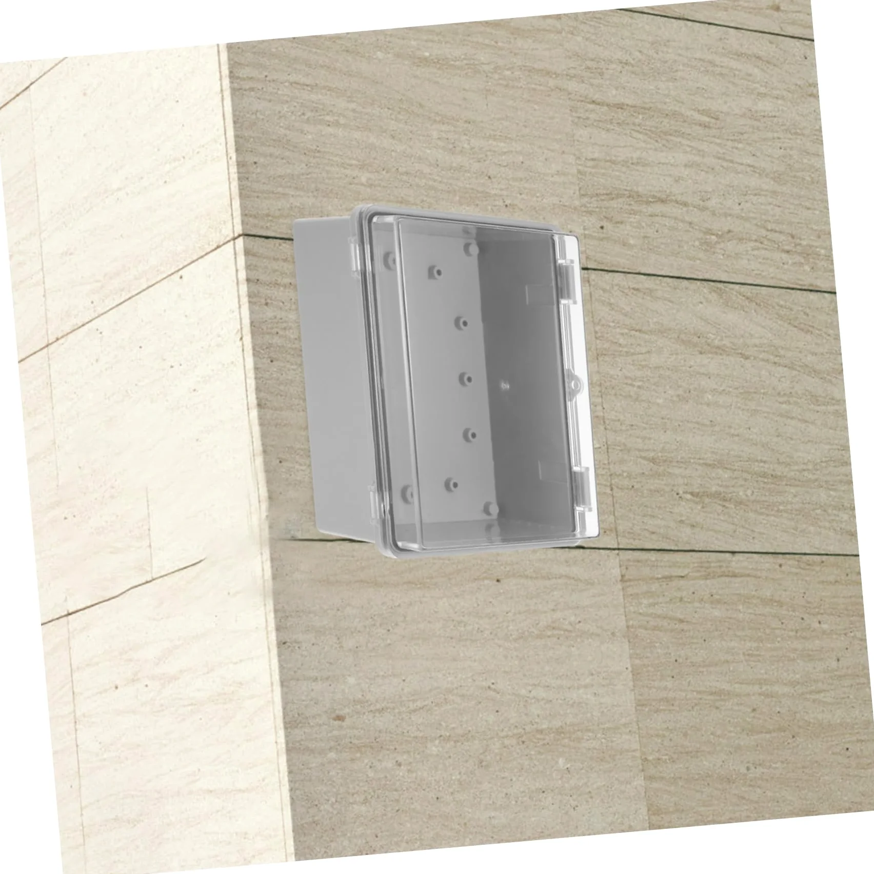 Abaodam Scatola di Giunzione Elettrica in Plastica con Protezione Affidabile e Cablaggio Facile per Progetti Elettrici Esterni 220x170x110 Mm